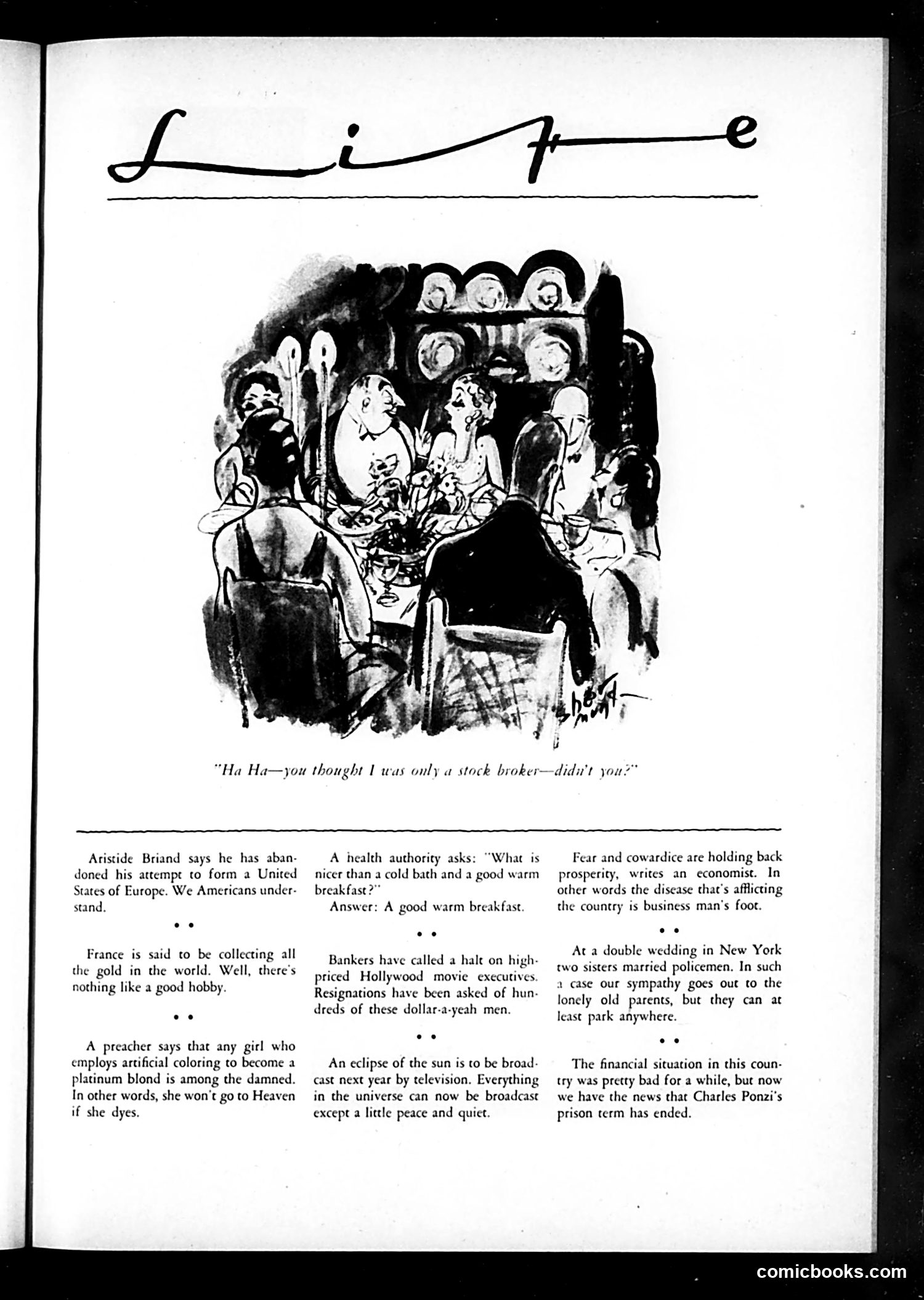Life — October 23, 1931 — page 5: Life, 1931-10-23