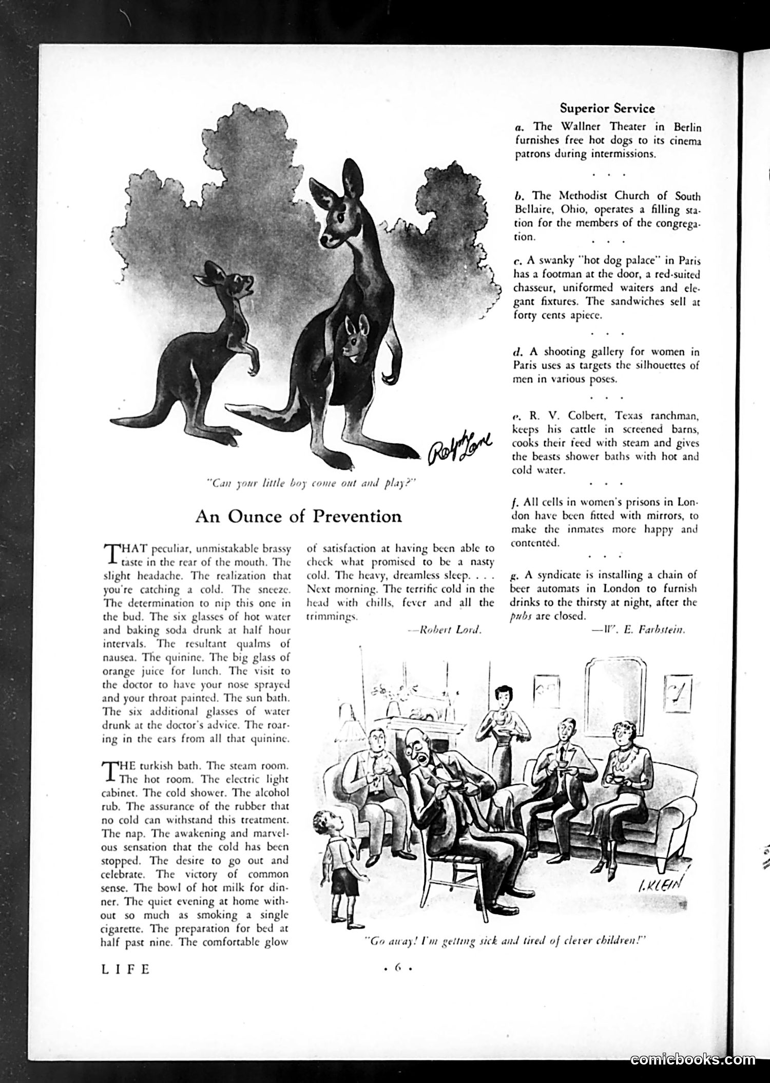 Life — October 23, 1931 — page 8: Life, 1931-10-23