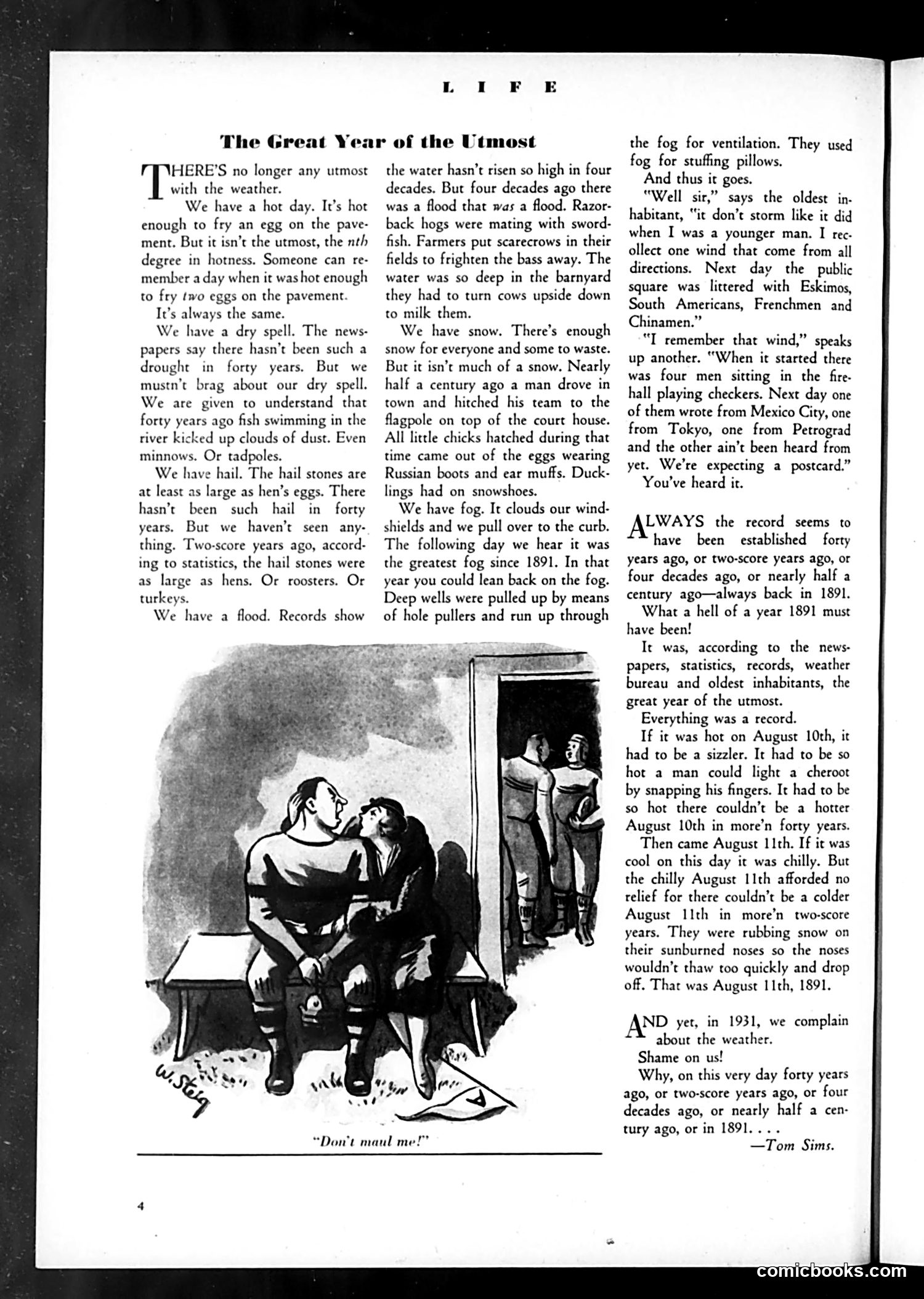 Life — October 30, 1931 — page 6: Life, 1931-10-30