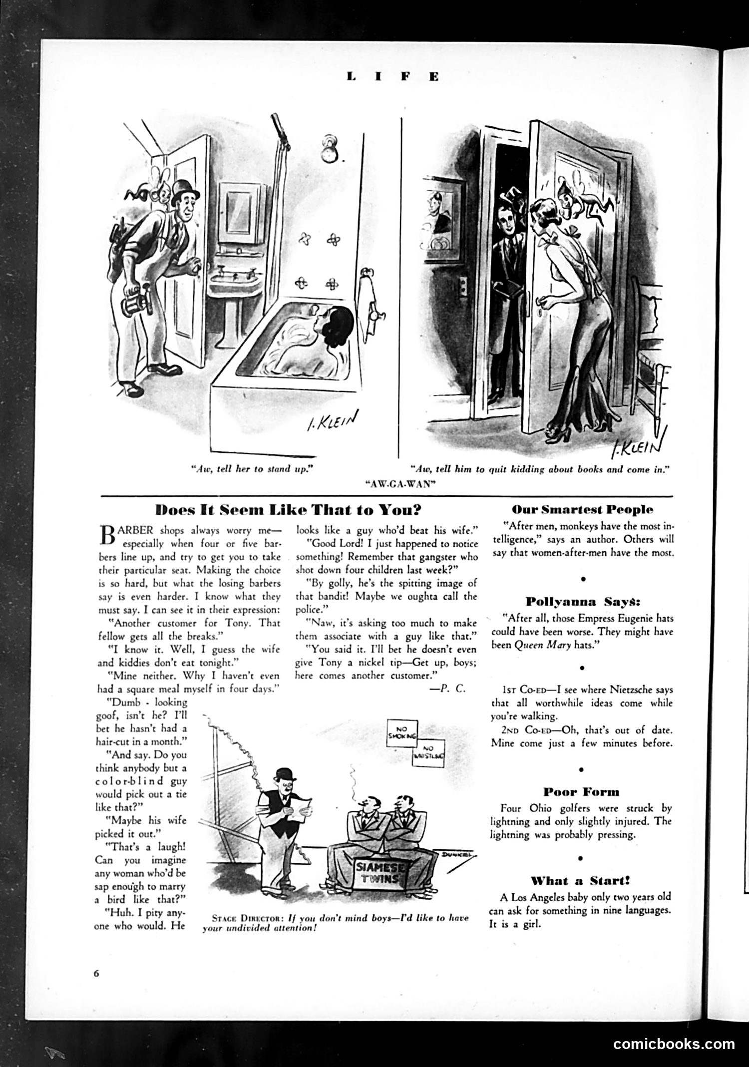 Life — November 6, 1931 — page 8: Life, 1931-11-06