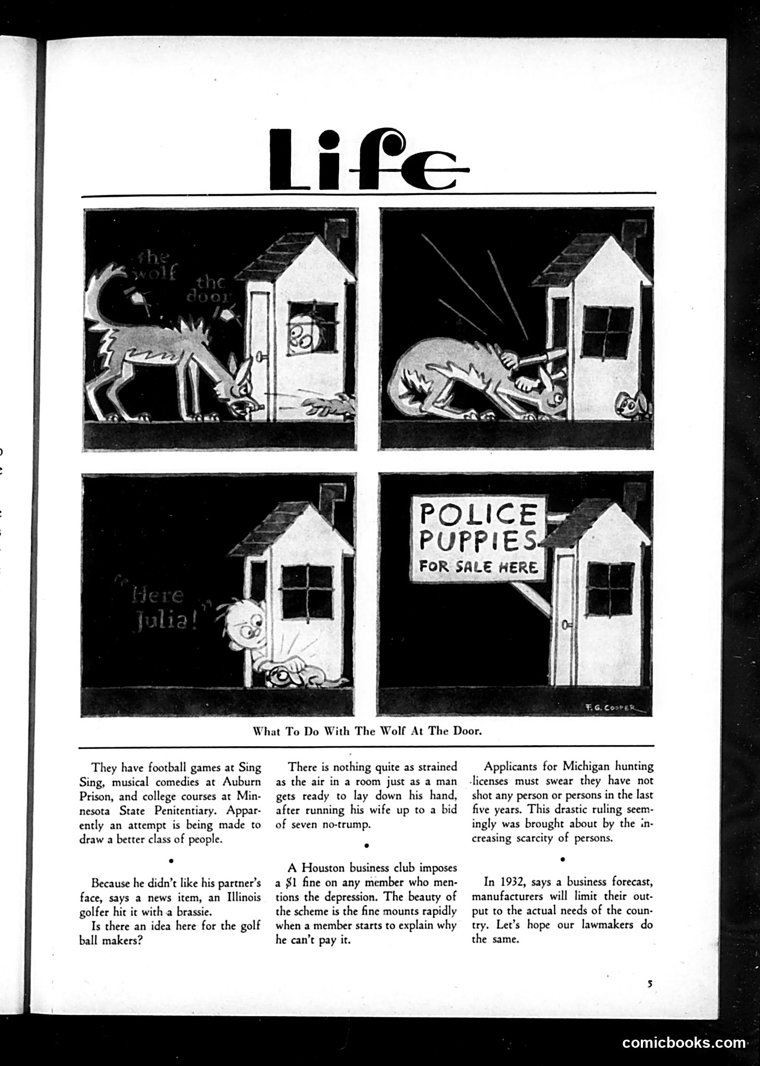 Life — January 1932 — page 7: Life, 1932-01