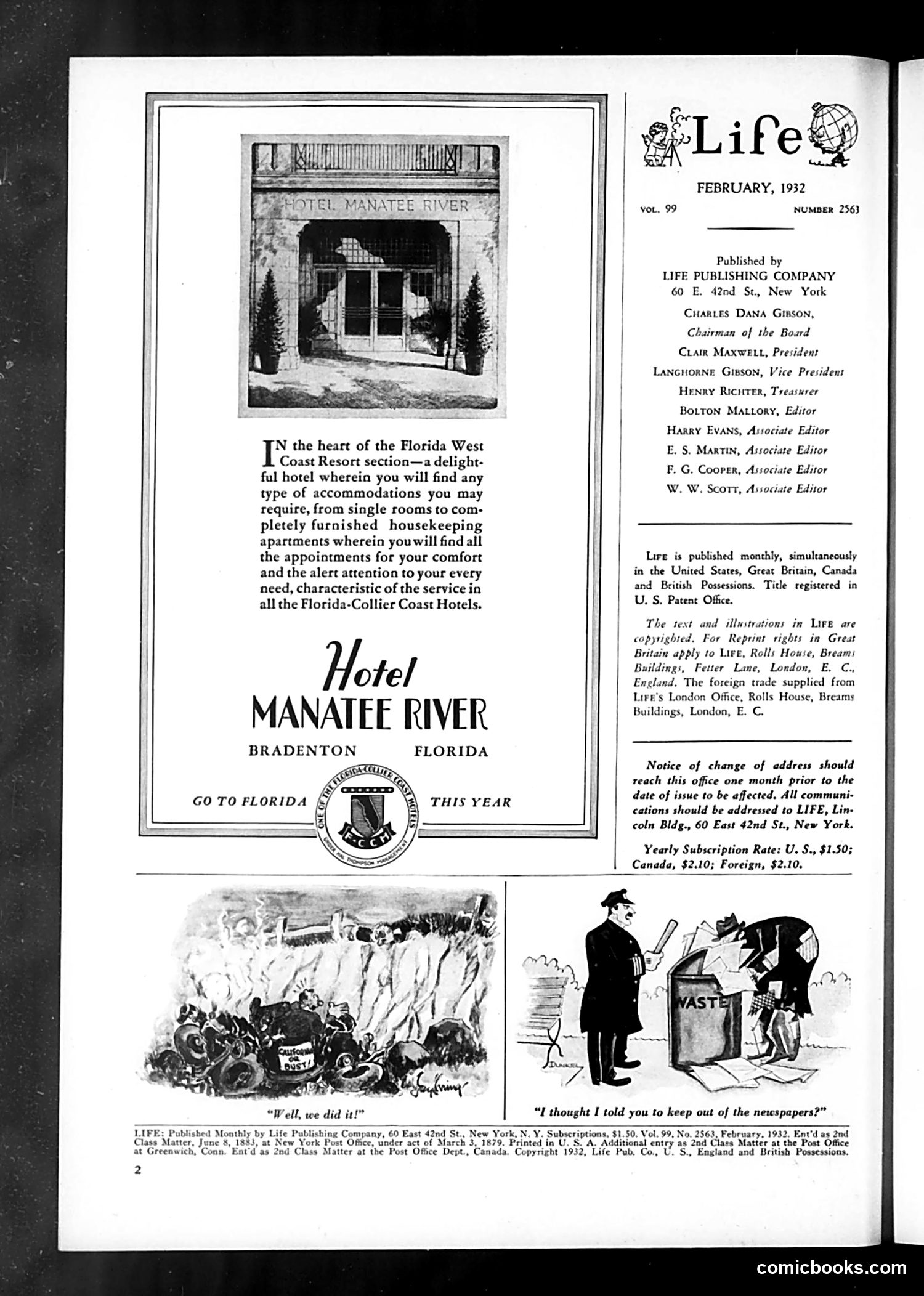 Life — February 1932 — page 4: Life, 1932-02