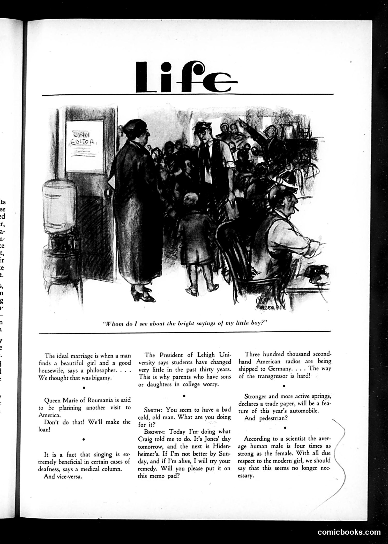 Life — February 1932 — page 7: Life, 1932-02