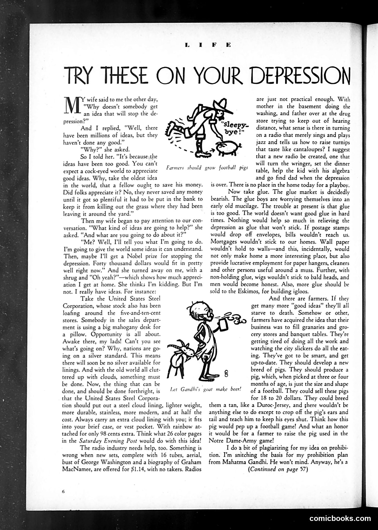 Life — March 1932 — page 8: Life, 1932-03