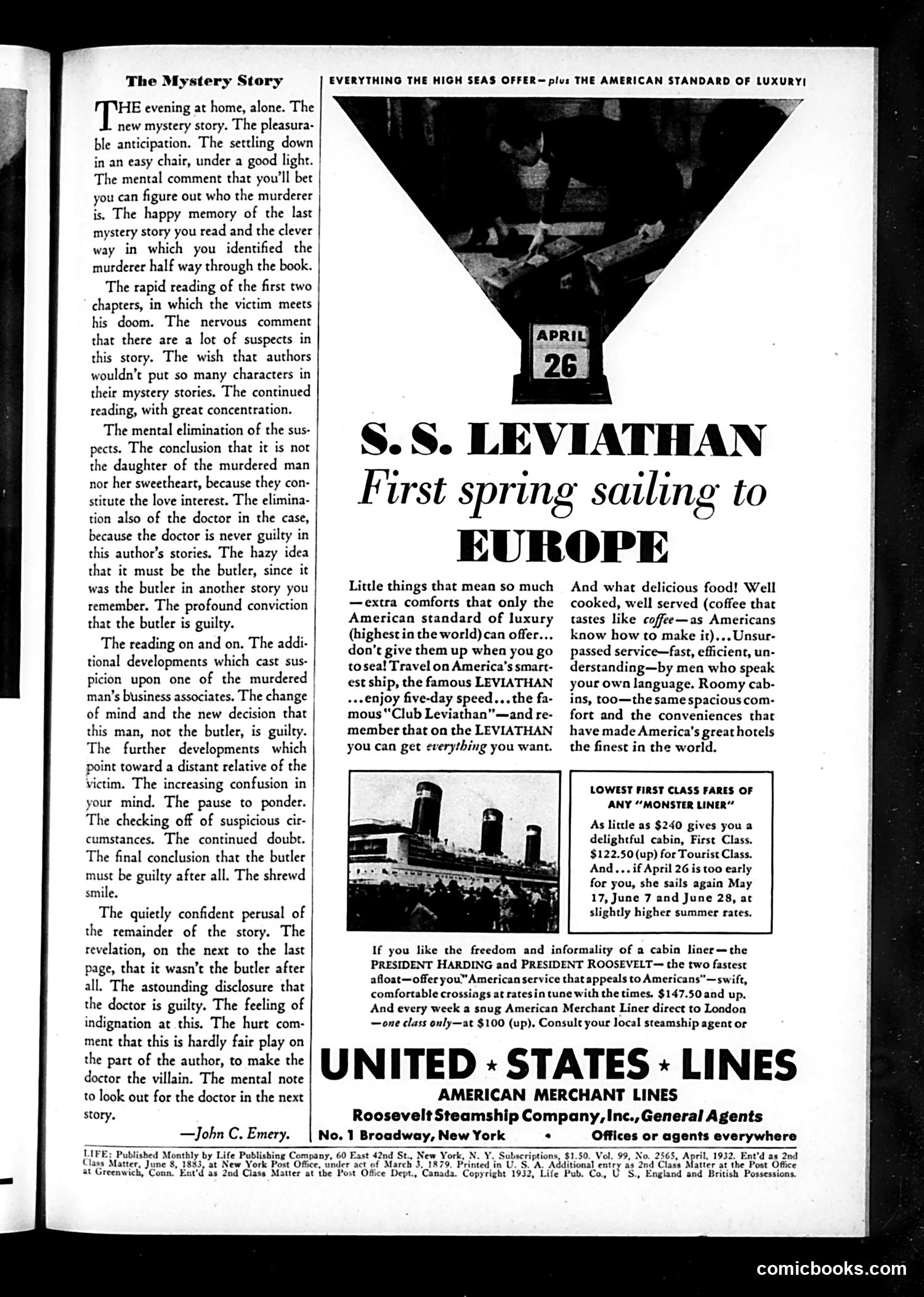 Life — April 1932 — page 3: Life, 1932-04