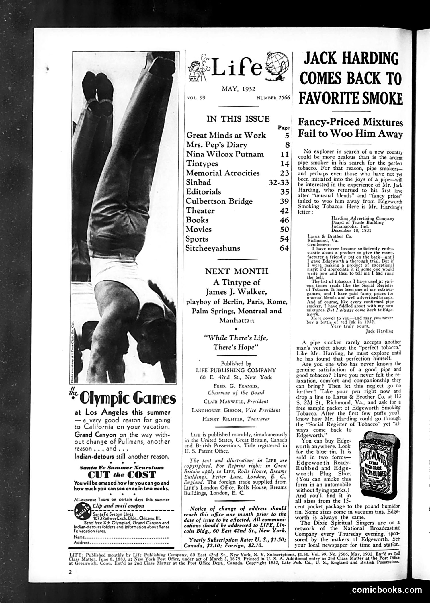 Life — May 1932 — page 4: Life, 1932-05