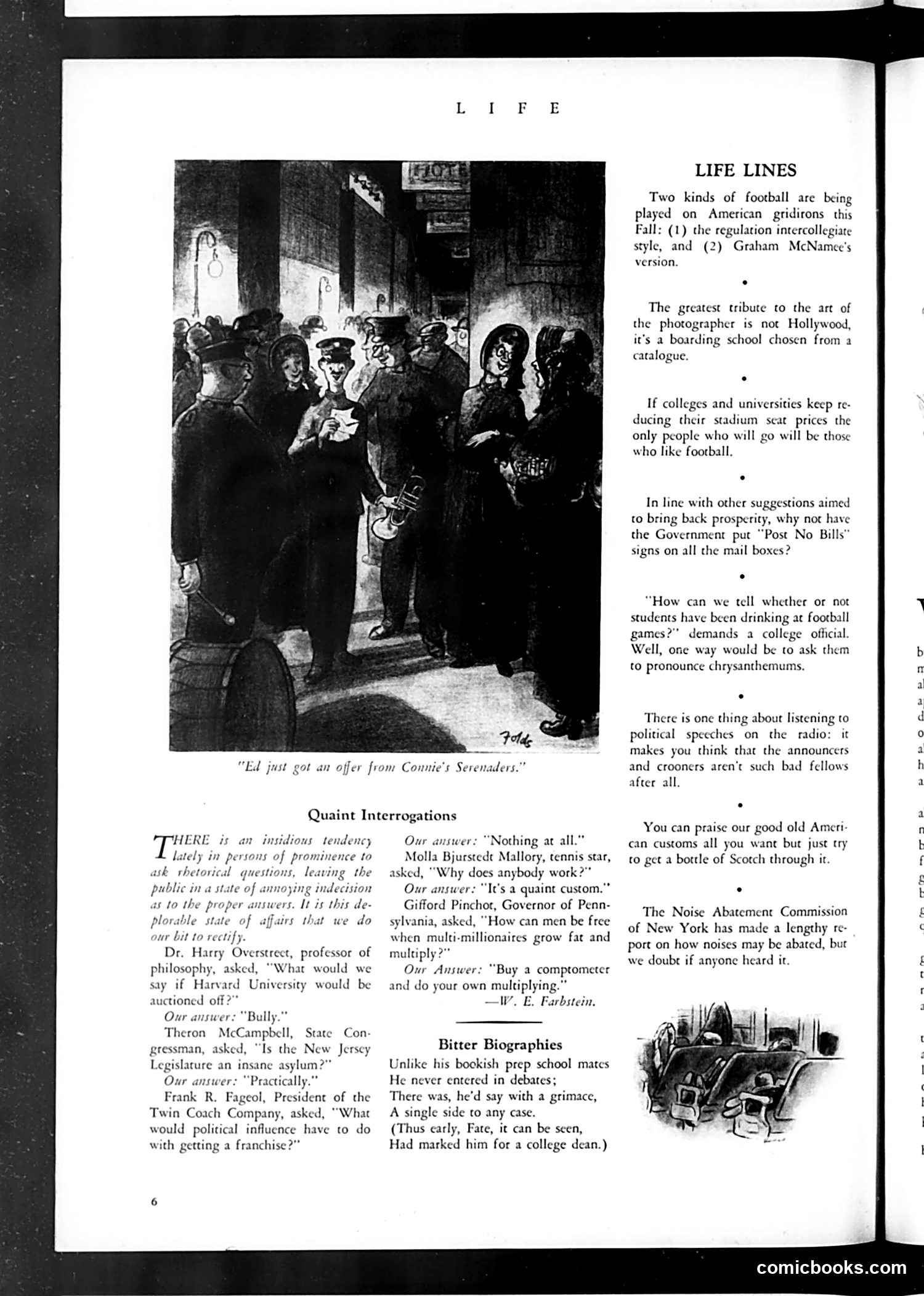 Life — October 1932 — page 8: Life, 1932-10
