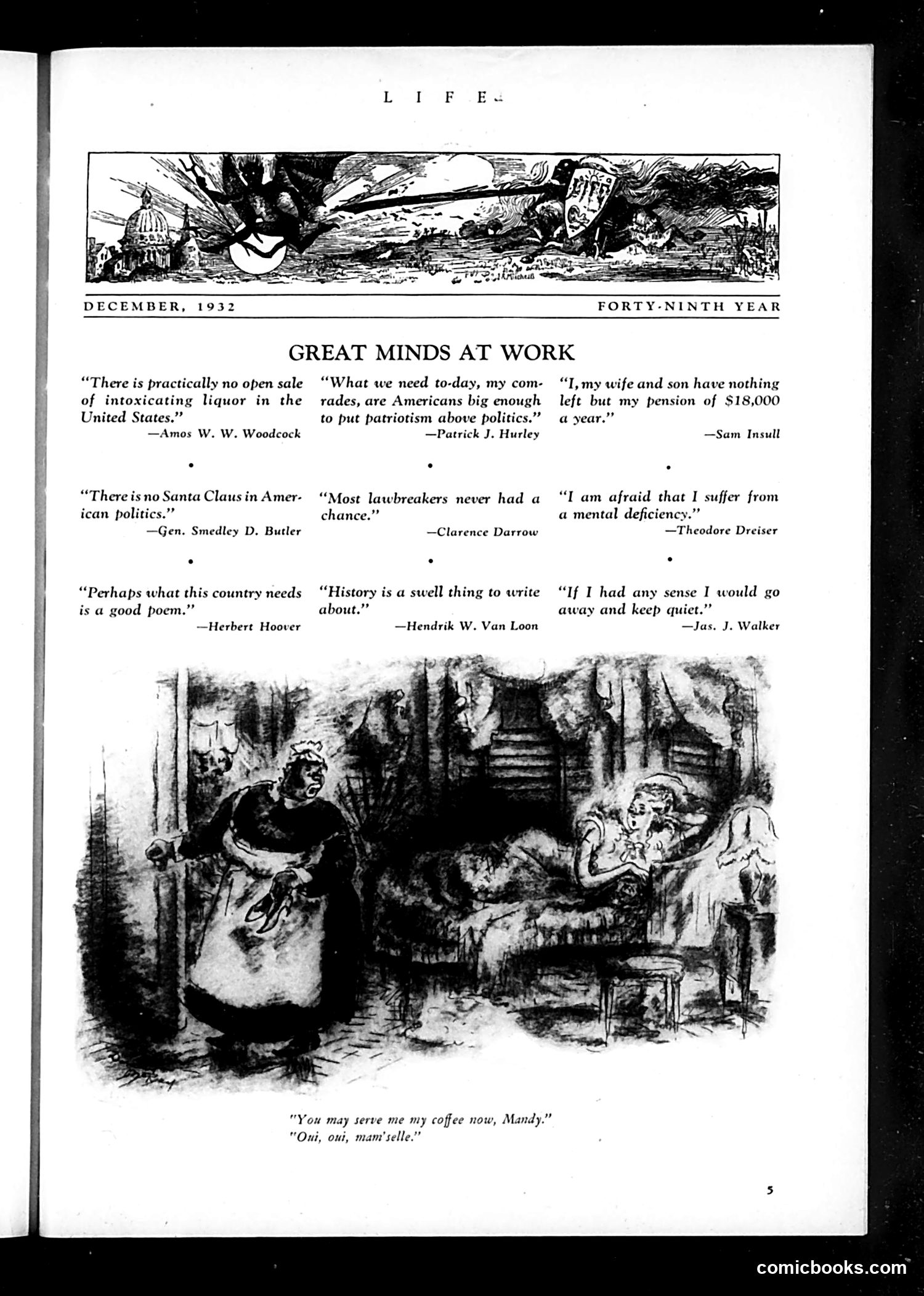 Life — December 1932 — page 7: Life, 1932-12
