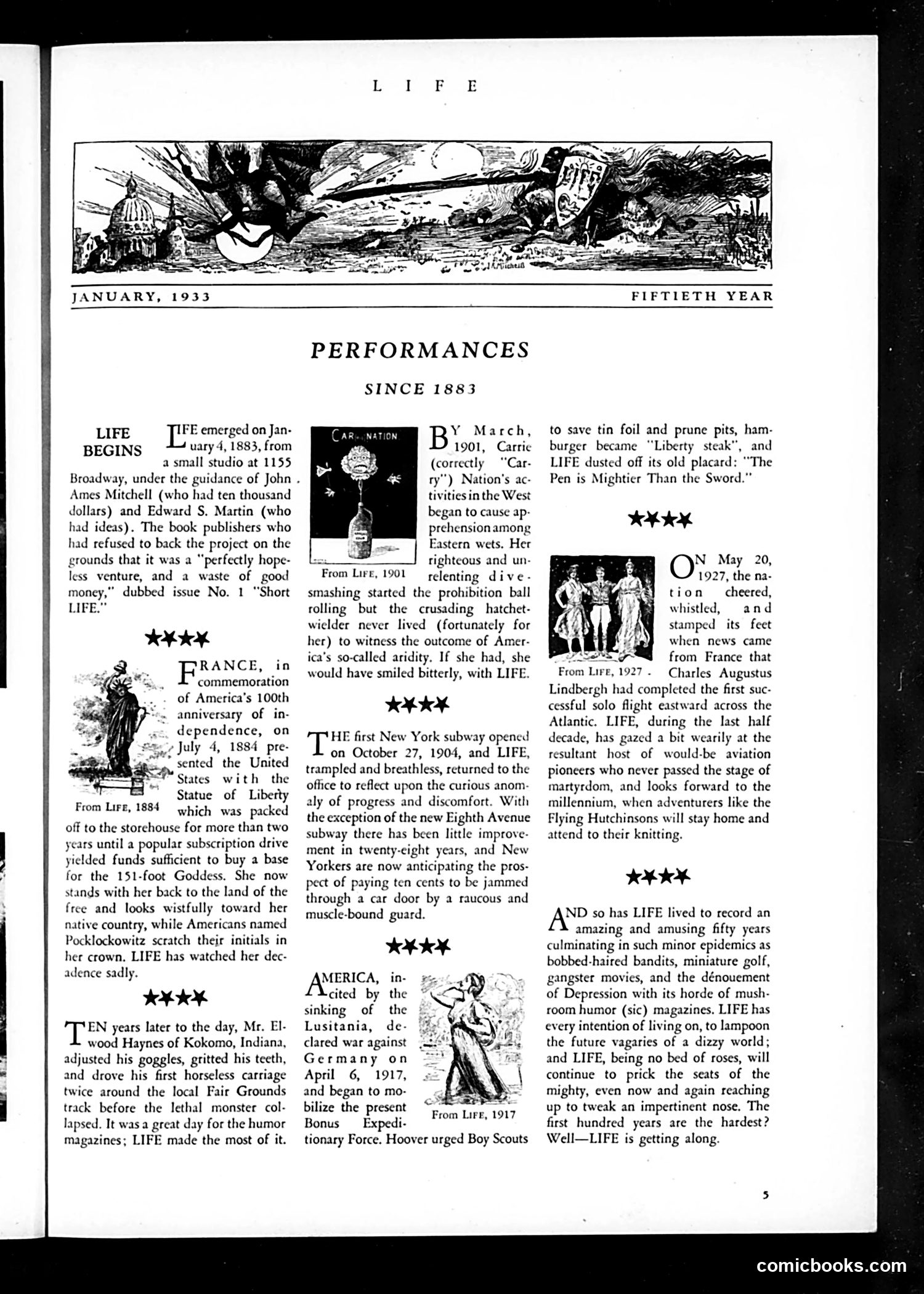 Life — January 1933 — page 7: Life, 1933-01