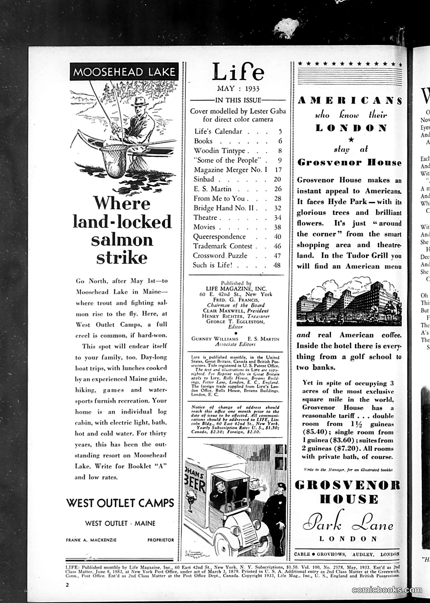 Life — May 1933 — page 4: Life, 1933-05
