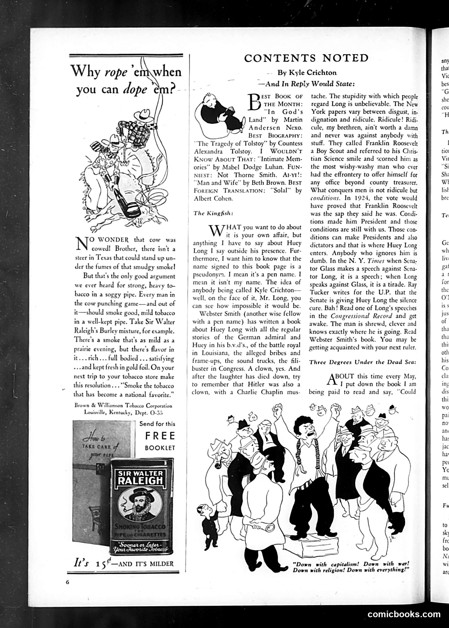 Life — May 1933 — page 8: Life, 1933-05