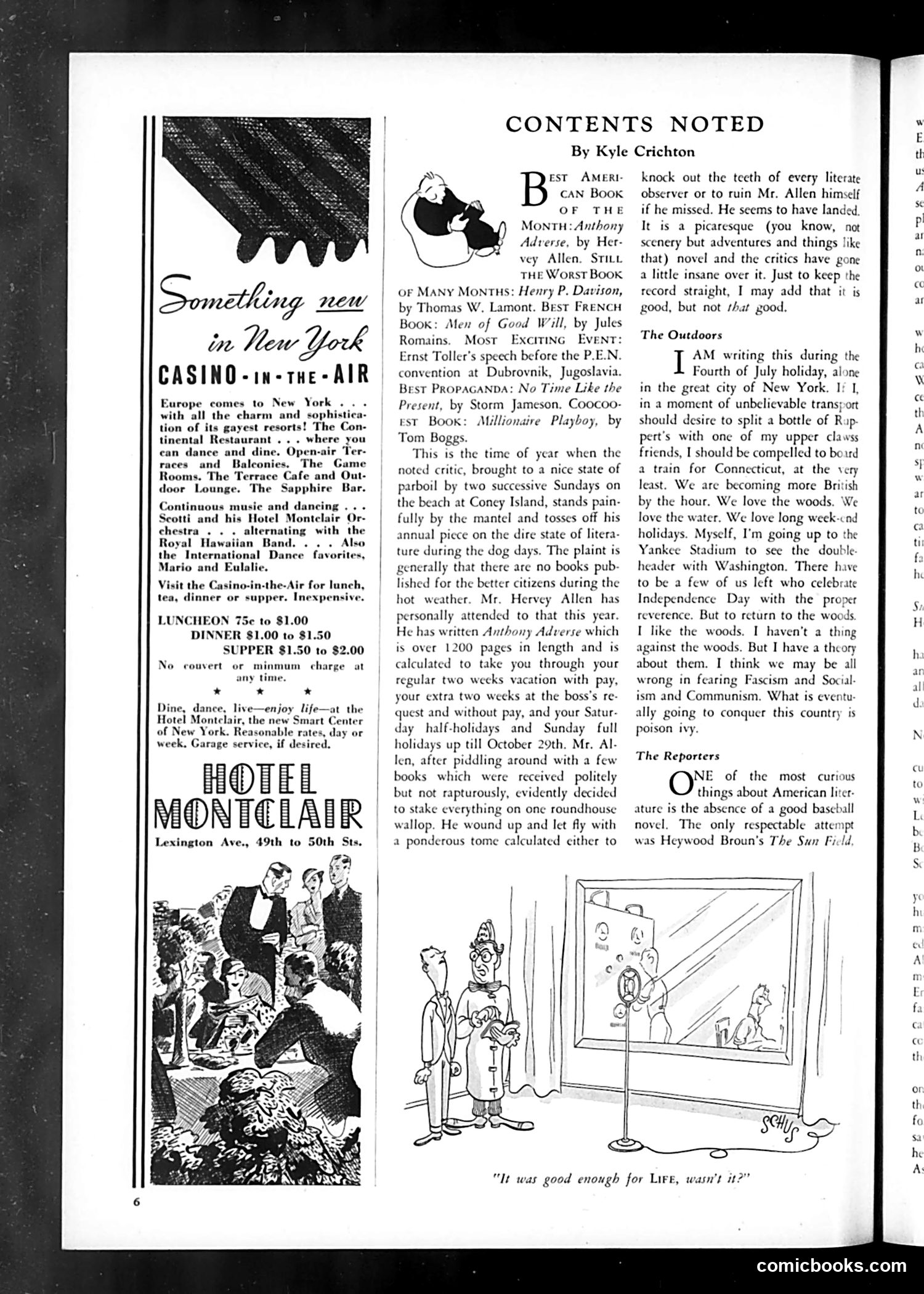 Life — August 1933 — page 10: Life, 1933-08