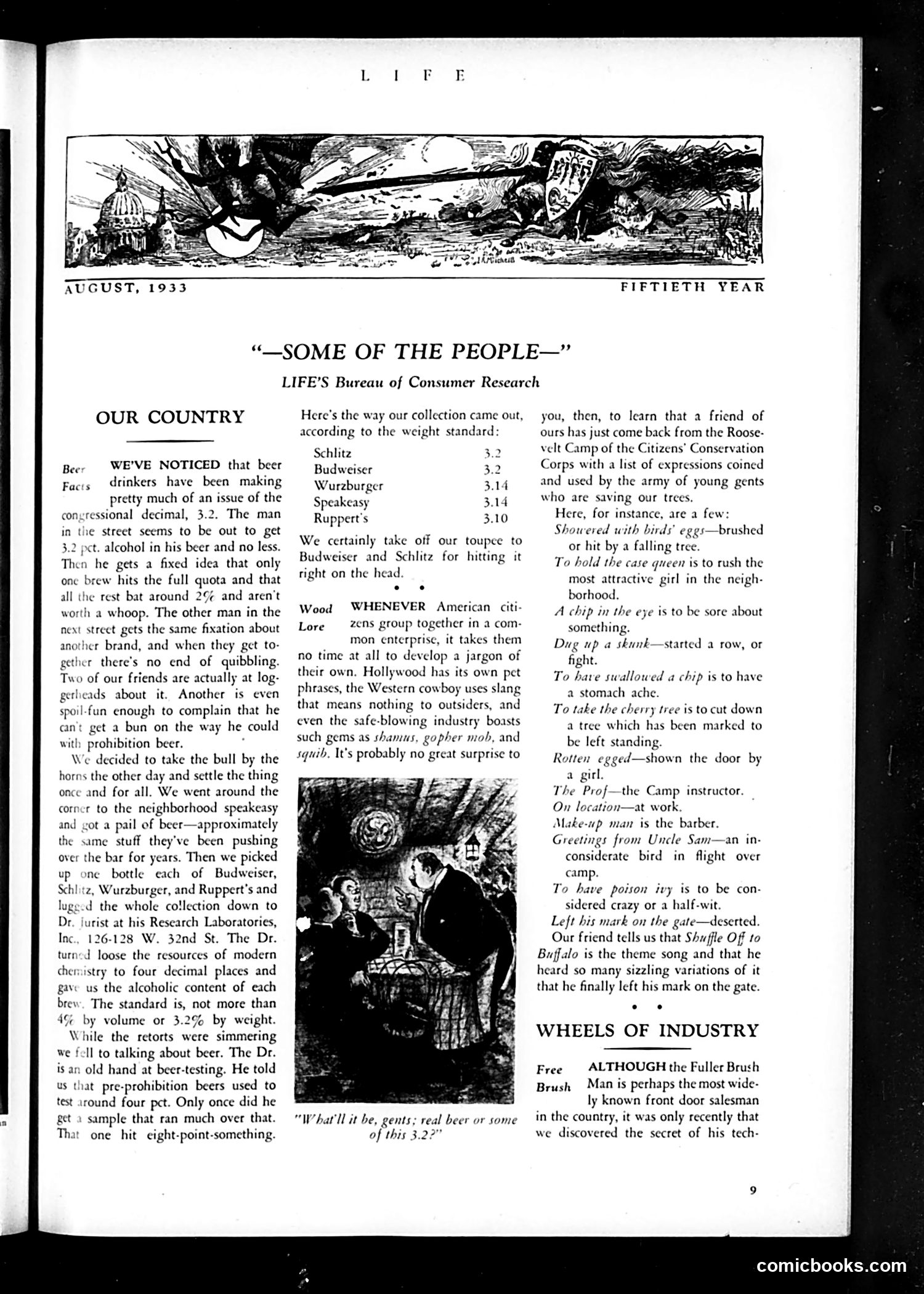 Life — August 1933 — page 13: Life, 1933-08