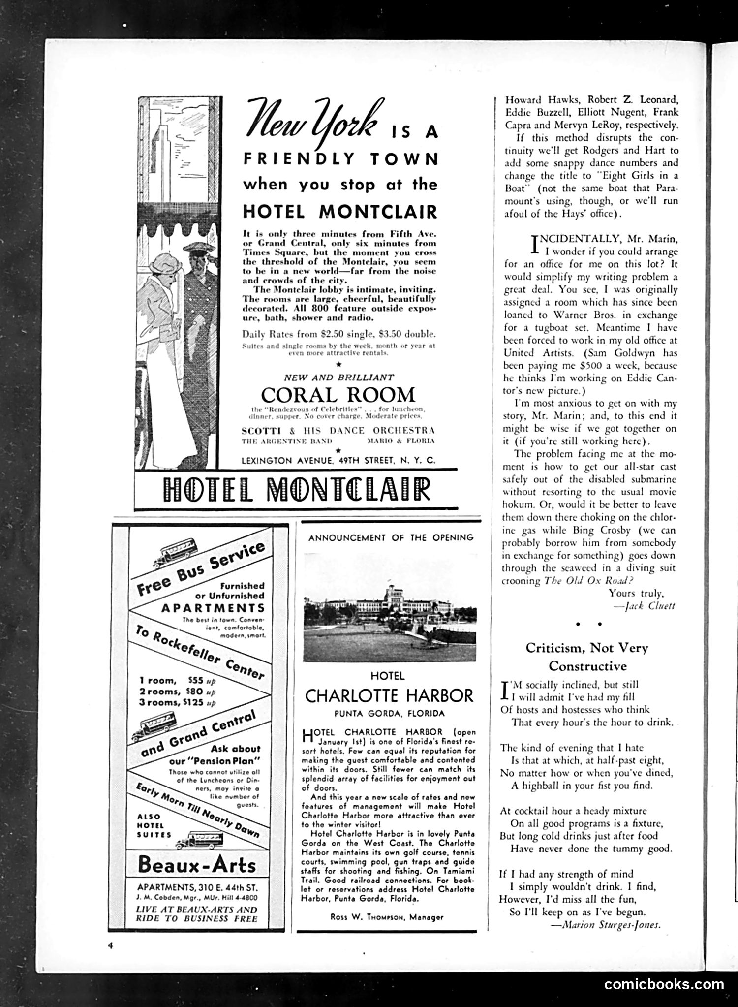 Life — January 1934 — page 6: Life, 1934-01