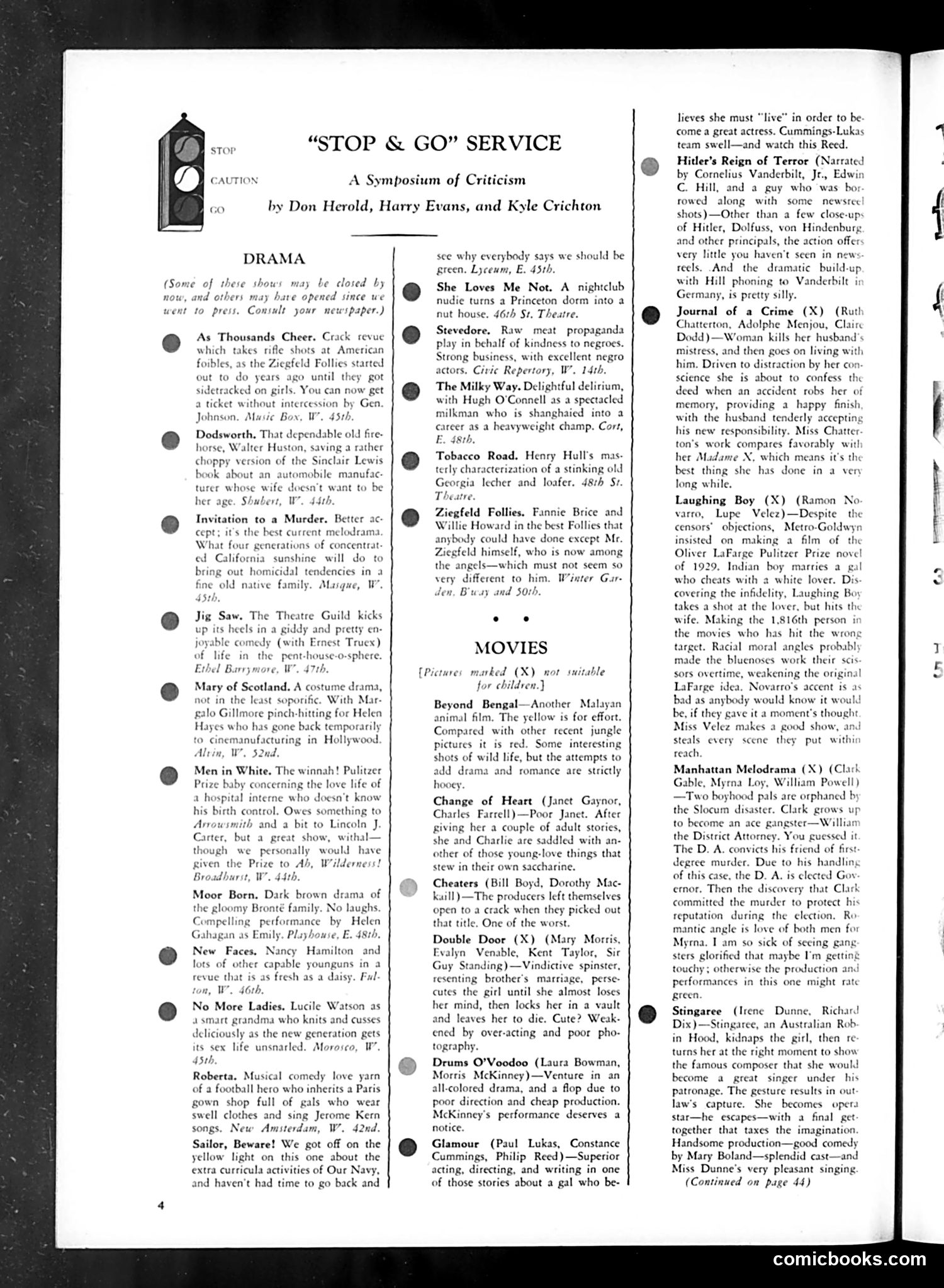 Life — July 1934 — page 6: Life, 1934-07
