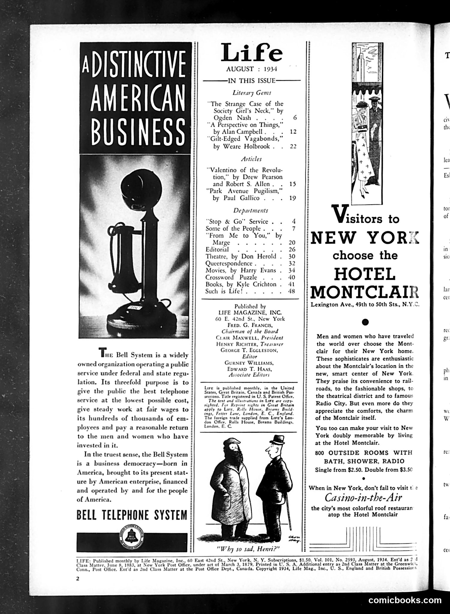 Life — August 1934 — page 4: Life, 1934-08