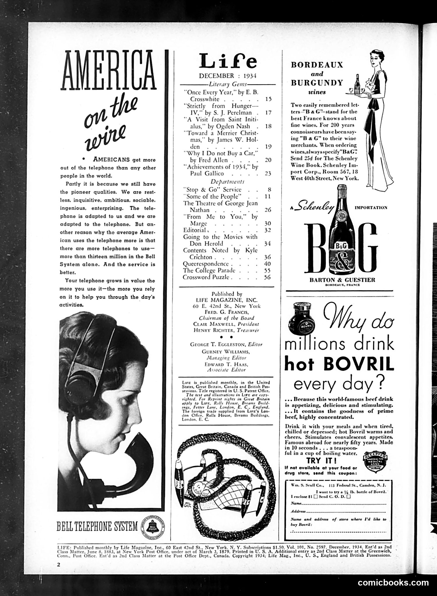 Life — December 1934 — page 4: Life, 1934-12