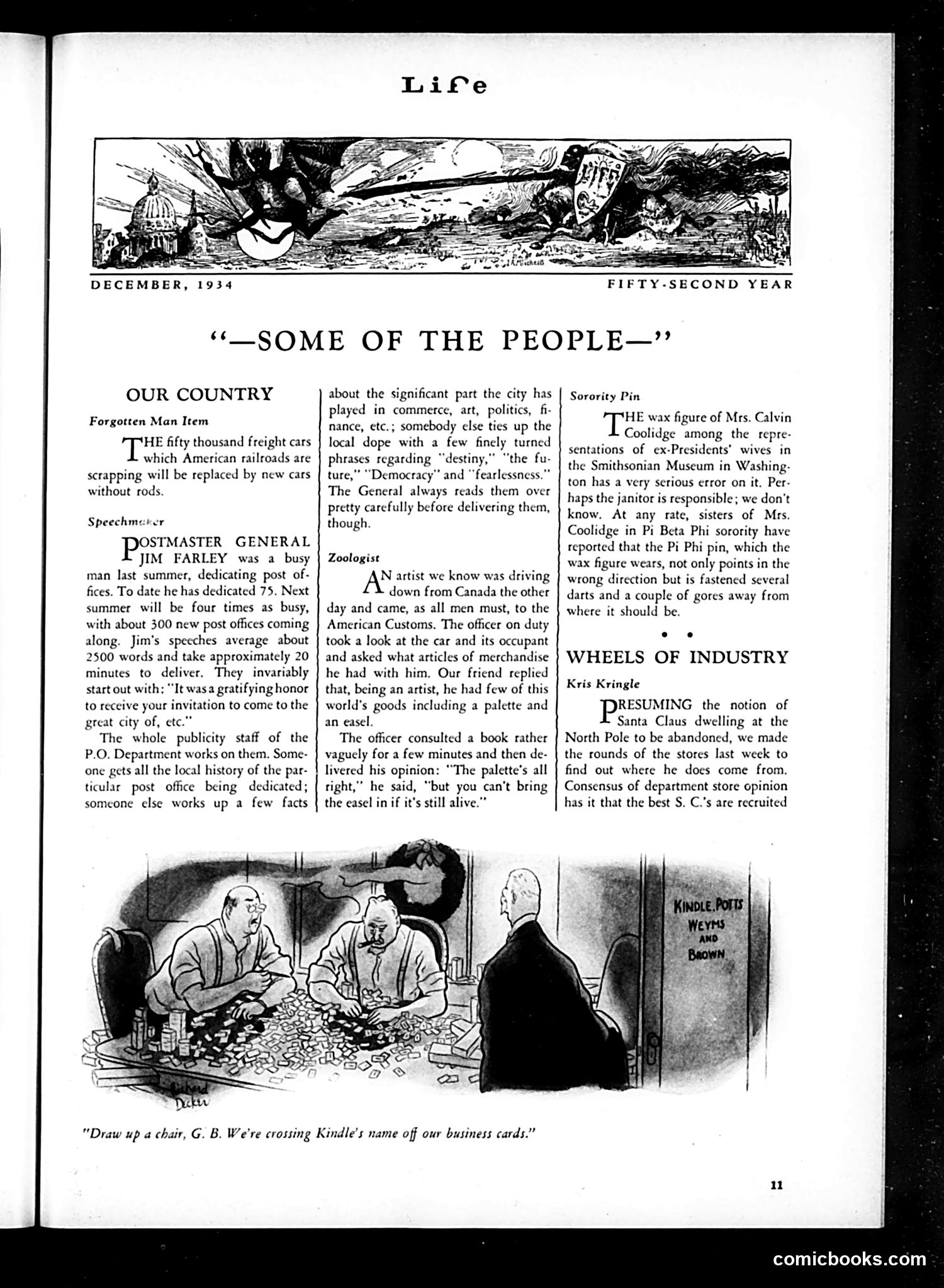 Life — December 1934 — page 13: Life, 1934-12