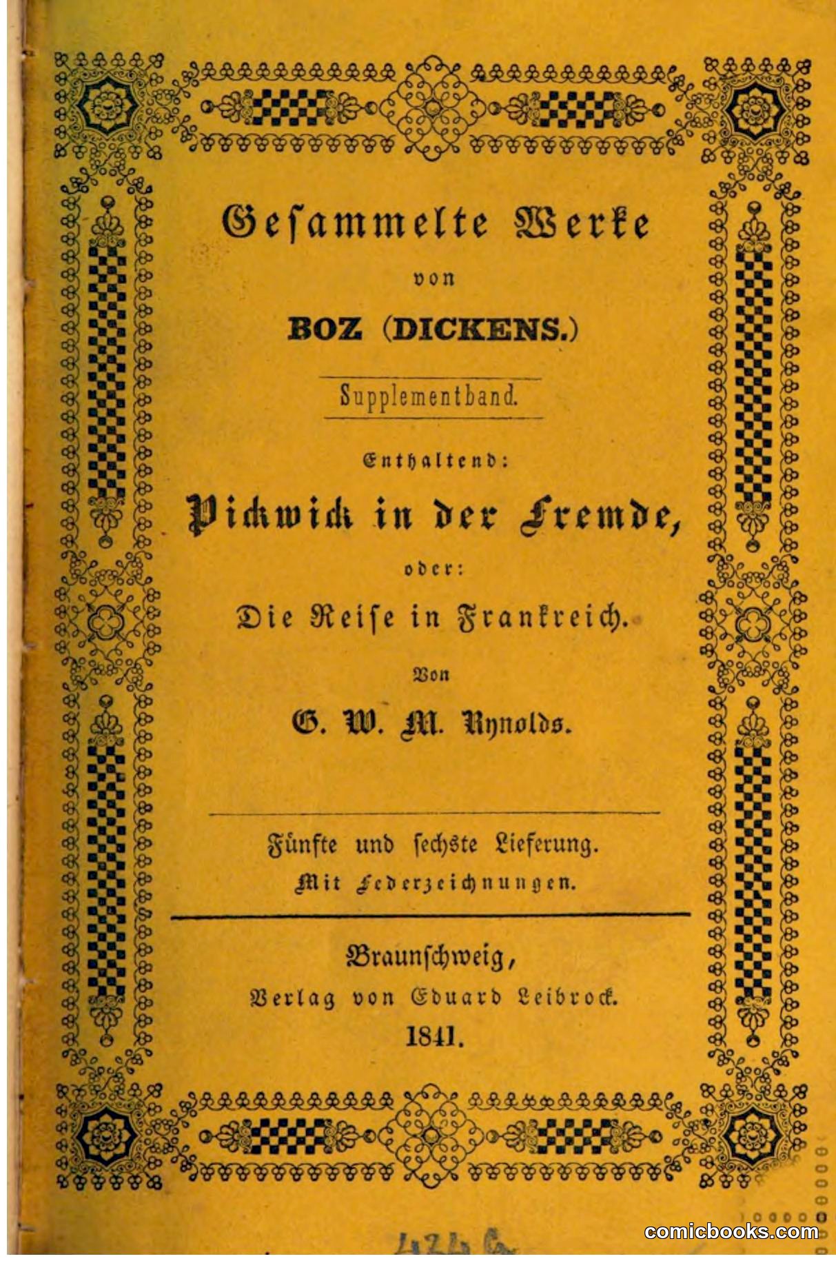 Pickwick in der Fremde (Pickwick Abroad)