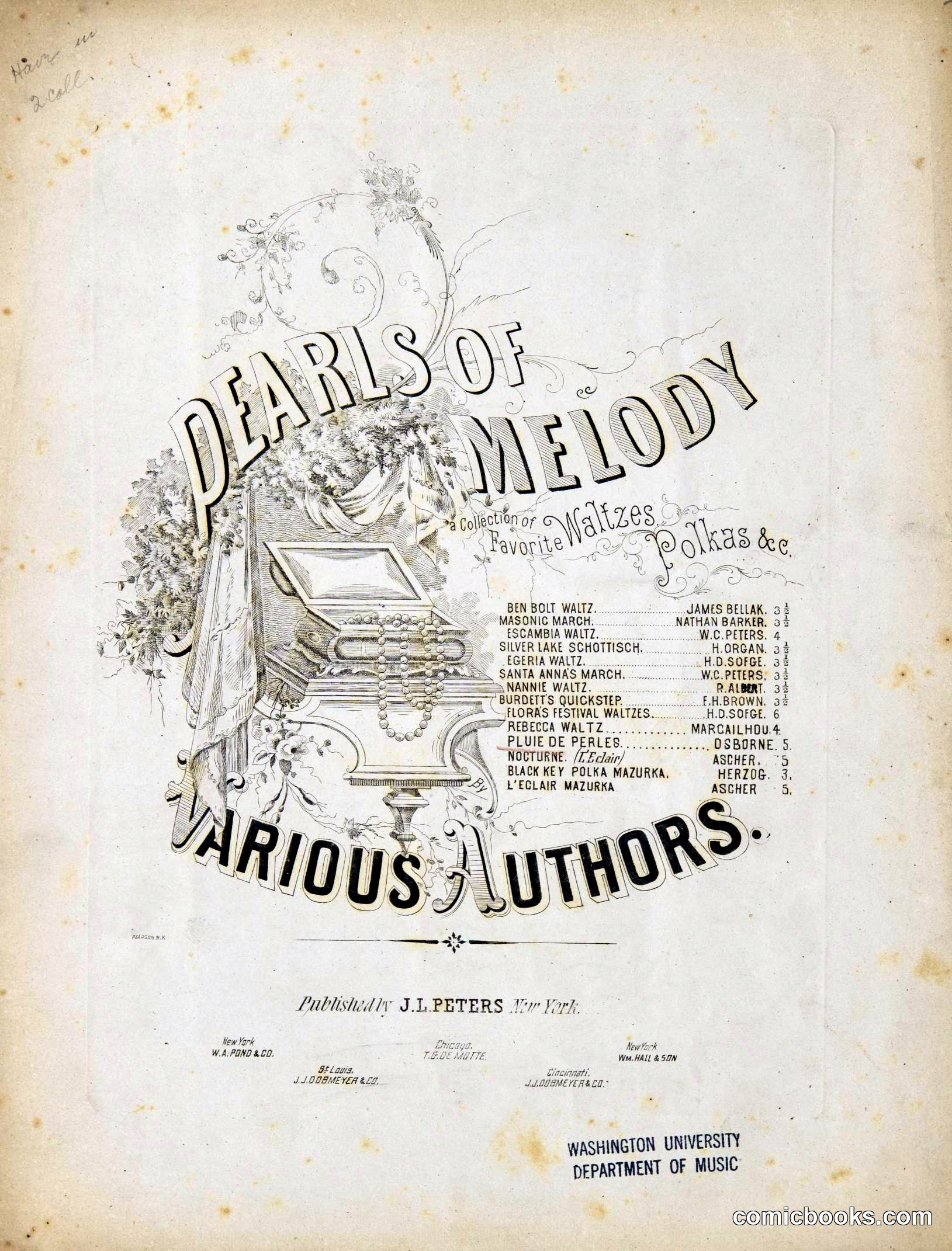 Pearls of Melody: Victorian Sheet Music and Serialized Entertainment
