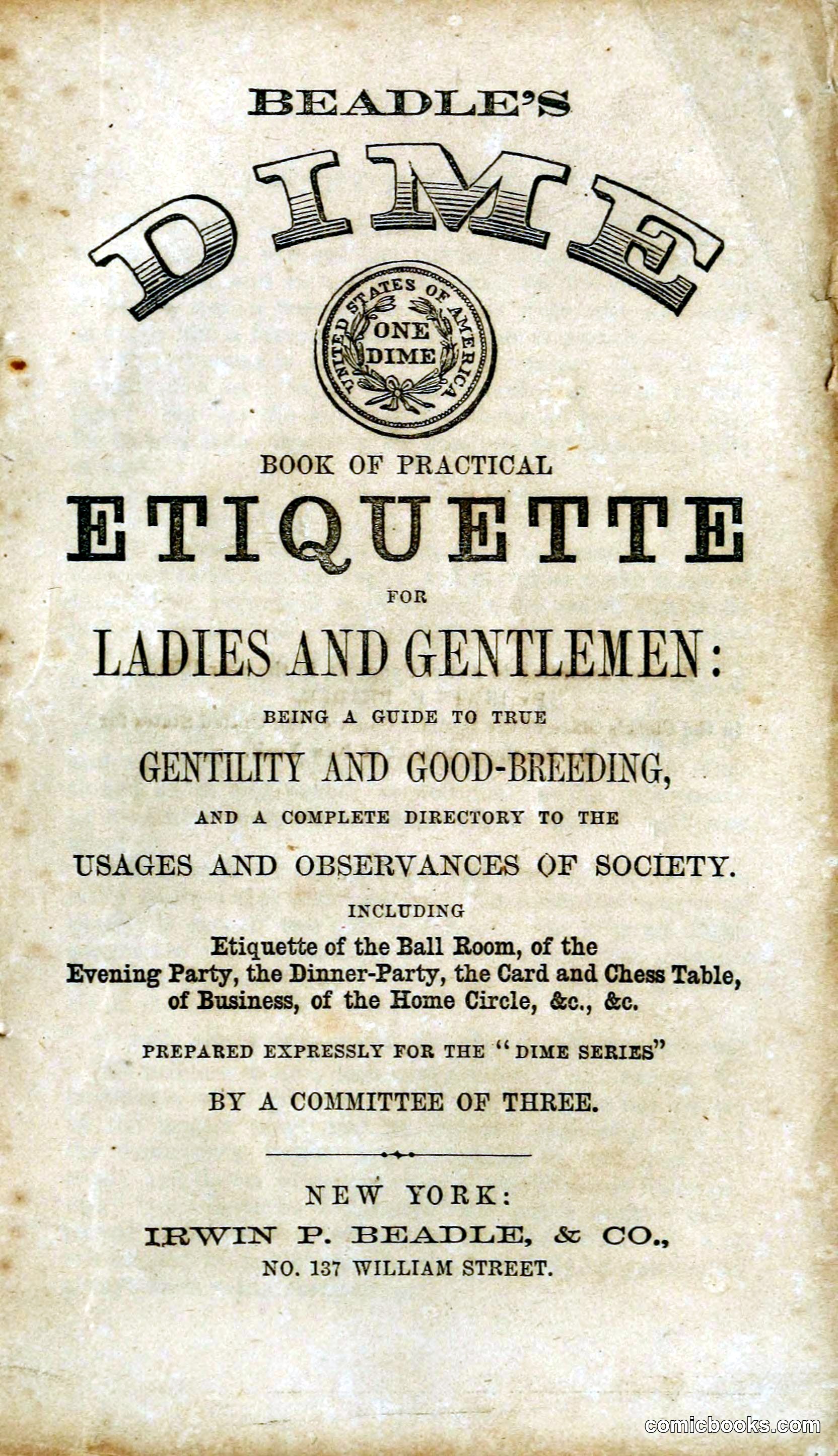 Beadle's Dime Book of Practical Etiquette