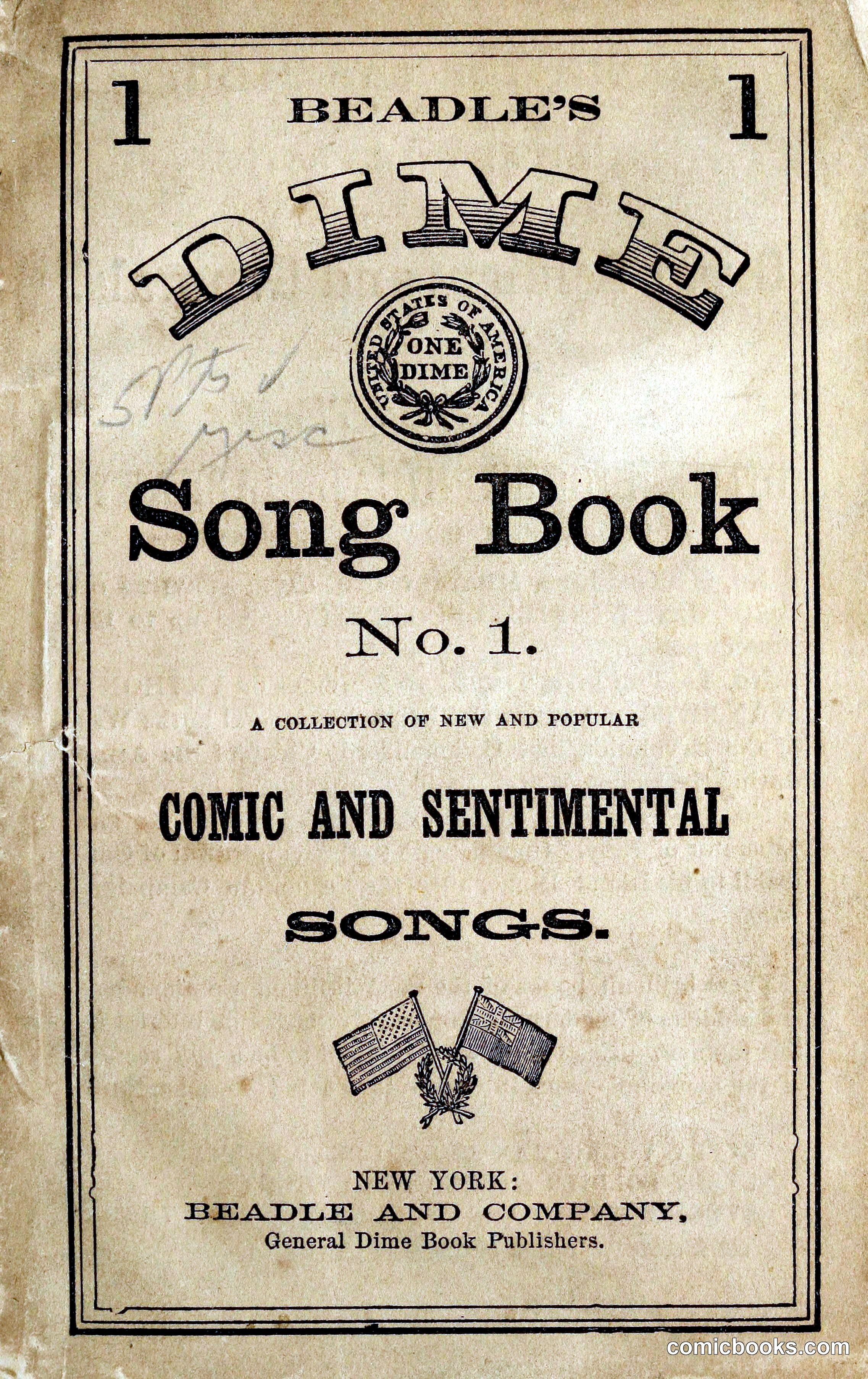 Beadle's Dime Song Book No. 1