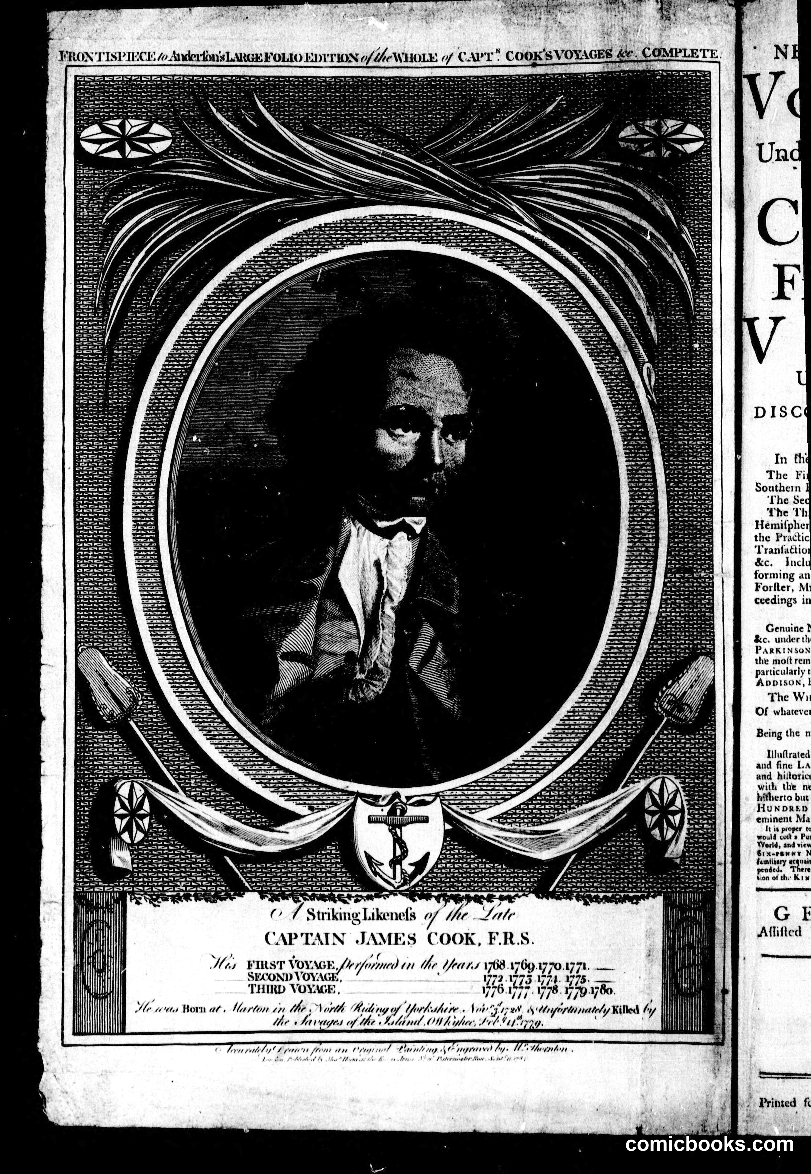 Captain James Cook, F.R.S.