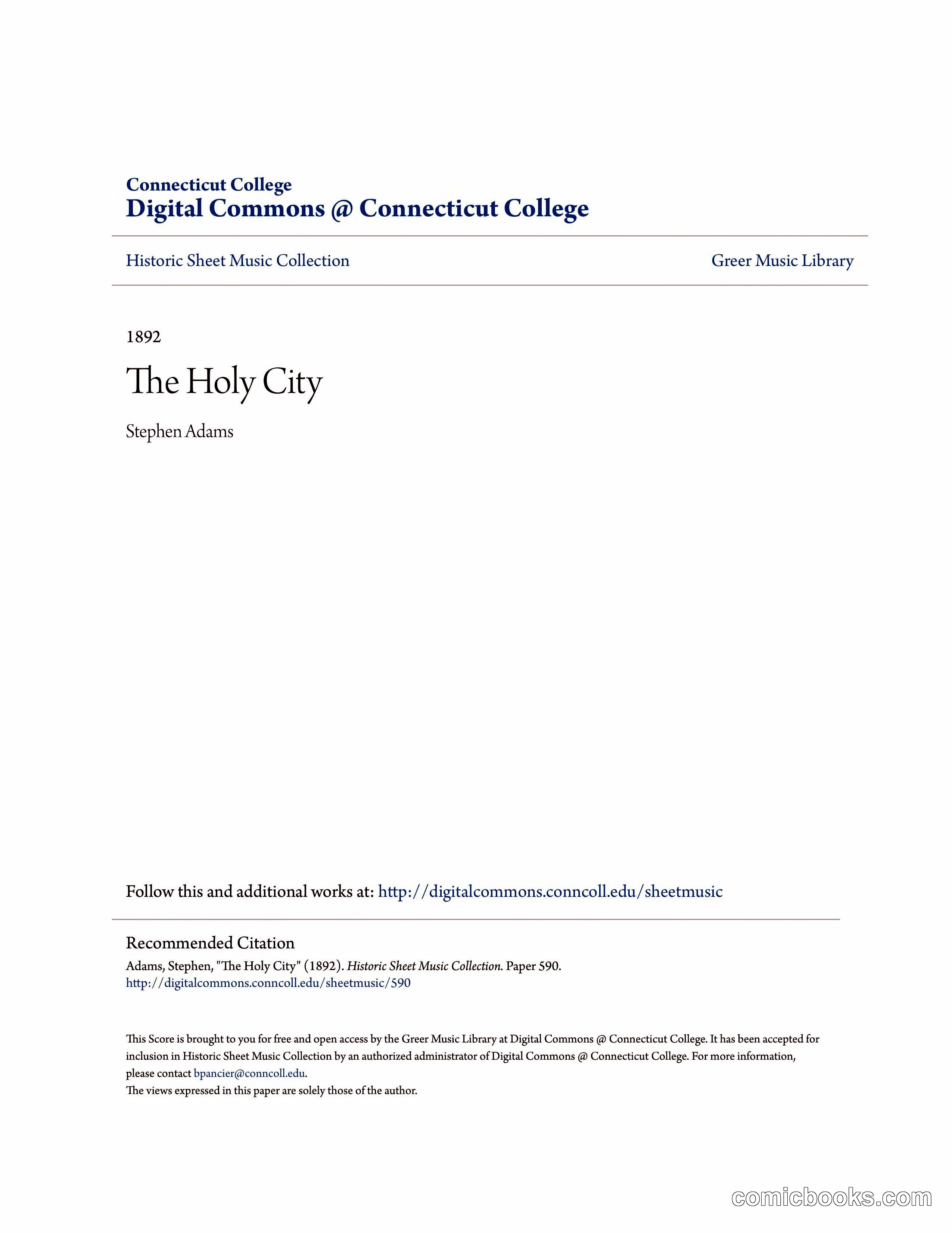 The Holy City