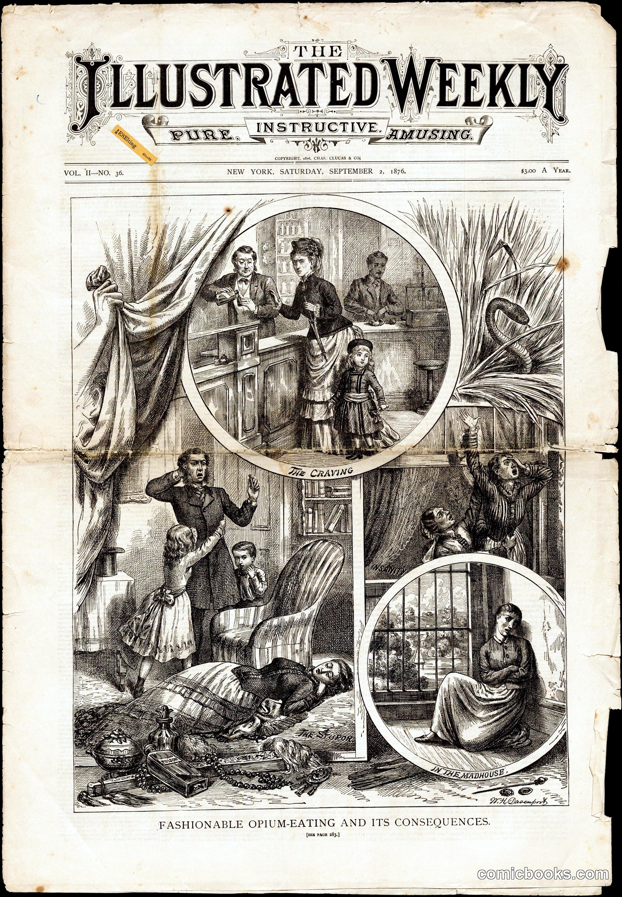 The Illustrated Weekly: 'Fashionable Opium-Eating and Its Consequences'