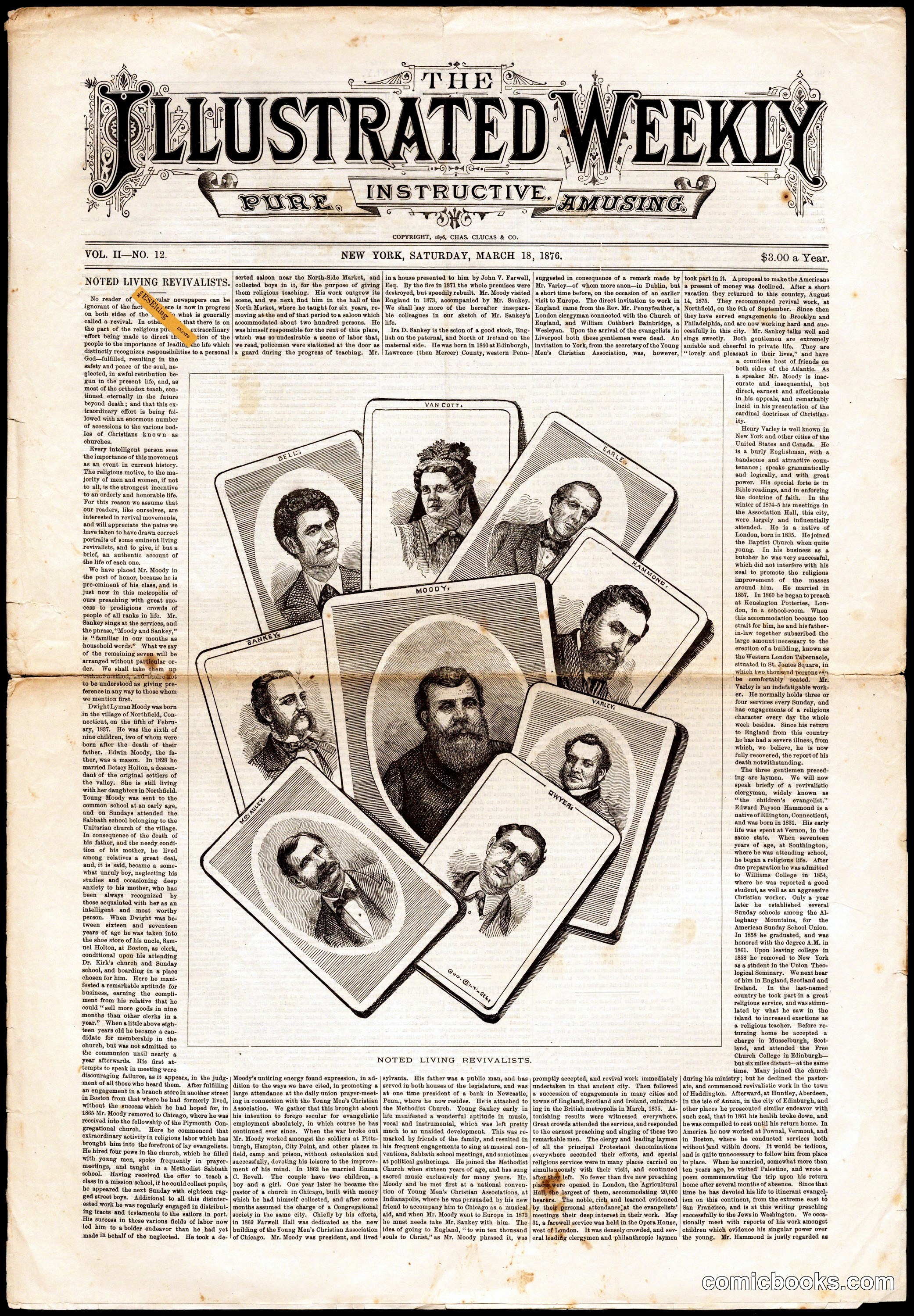 The Illustrated Weekly: Noted Living Revivalists