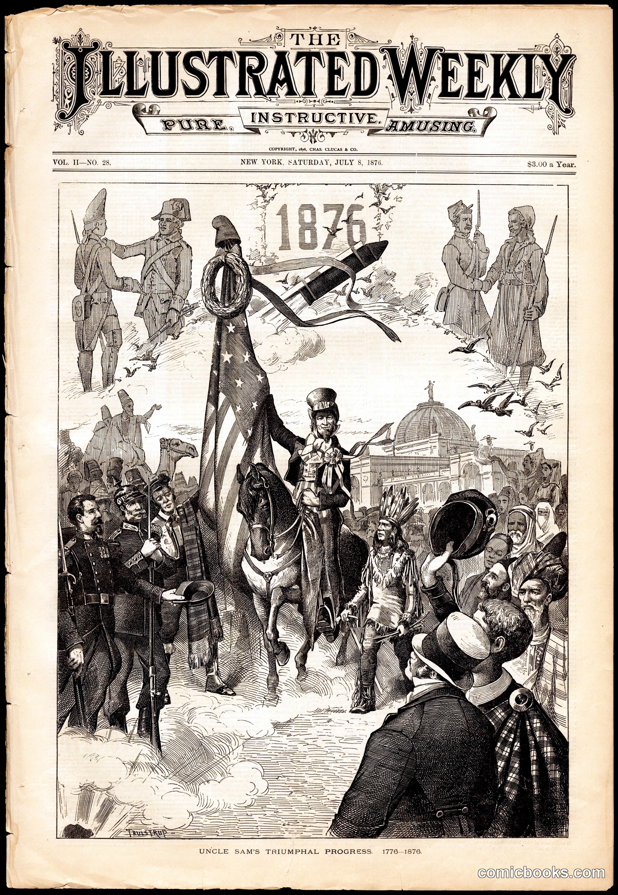 The Illustrated Weekly: Uncle Sam's Triumphal Progress
