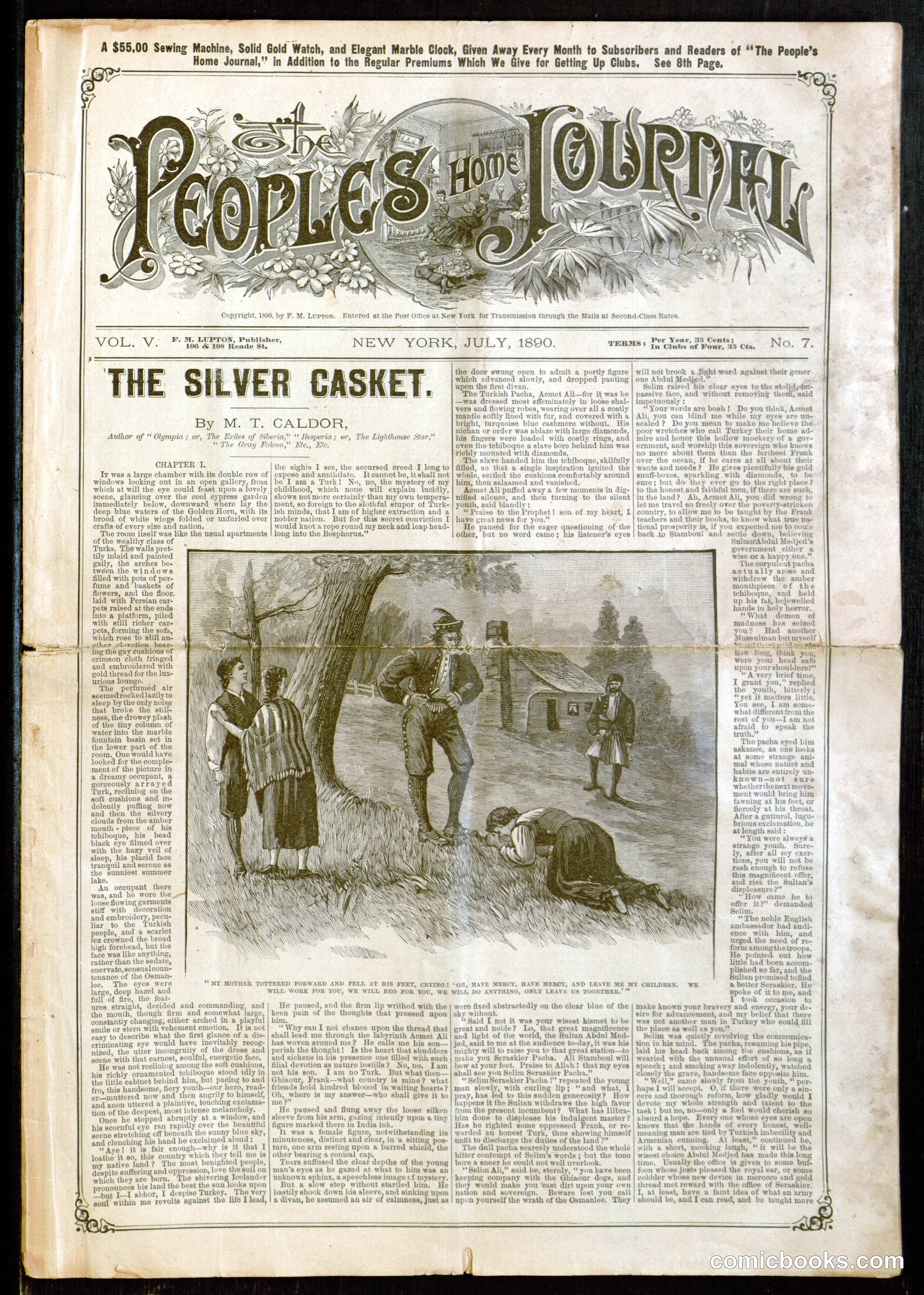 The People's Home Journal: 'The Silver Casket'