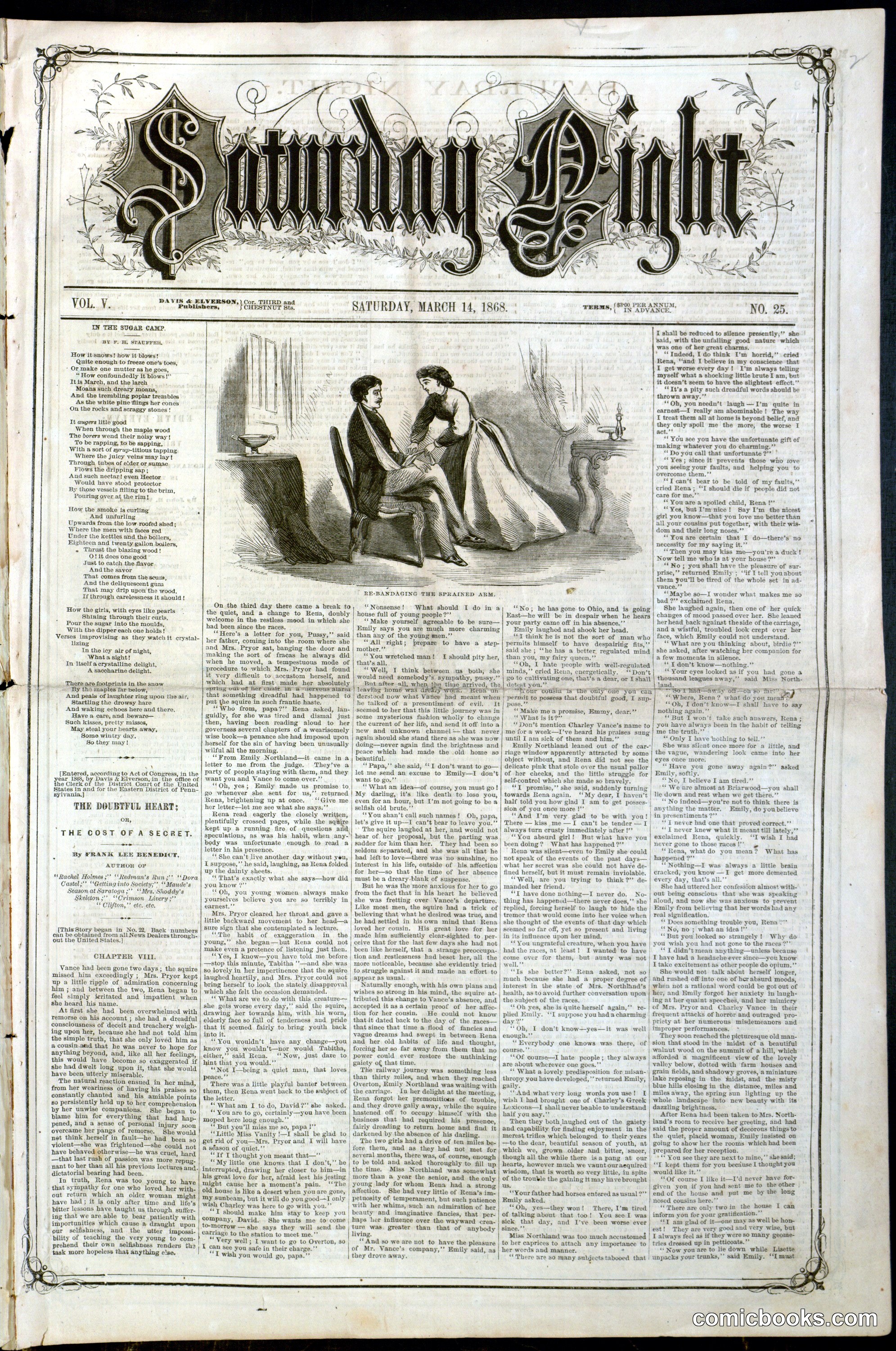 Saturday Night, Vol. V, No. 25