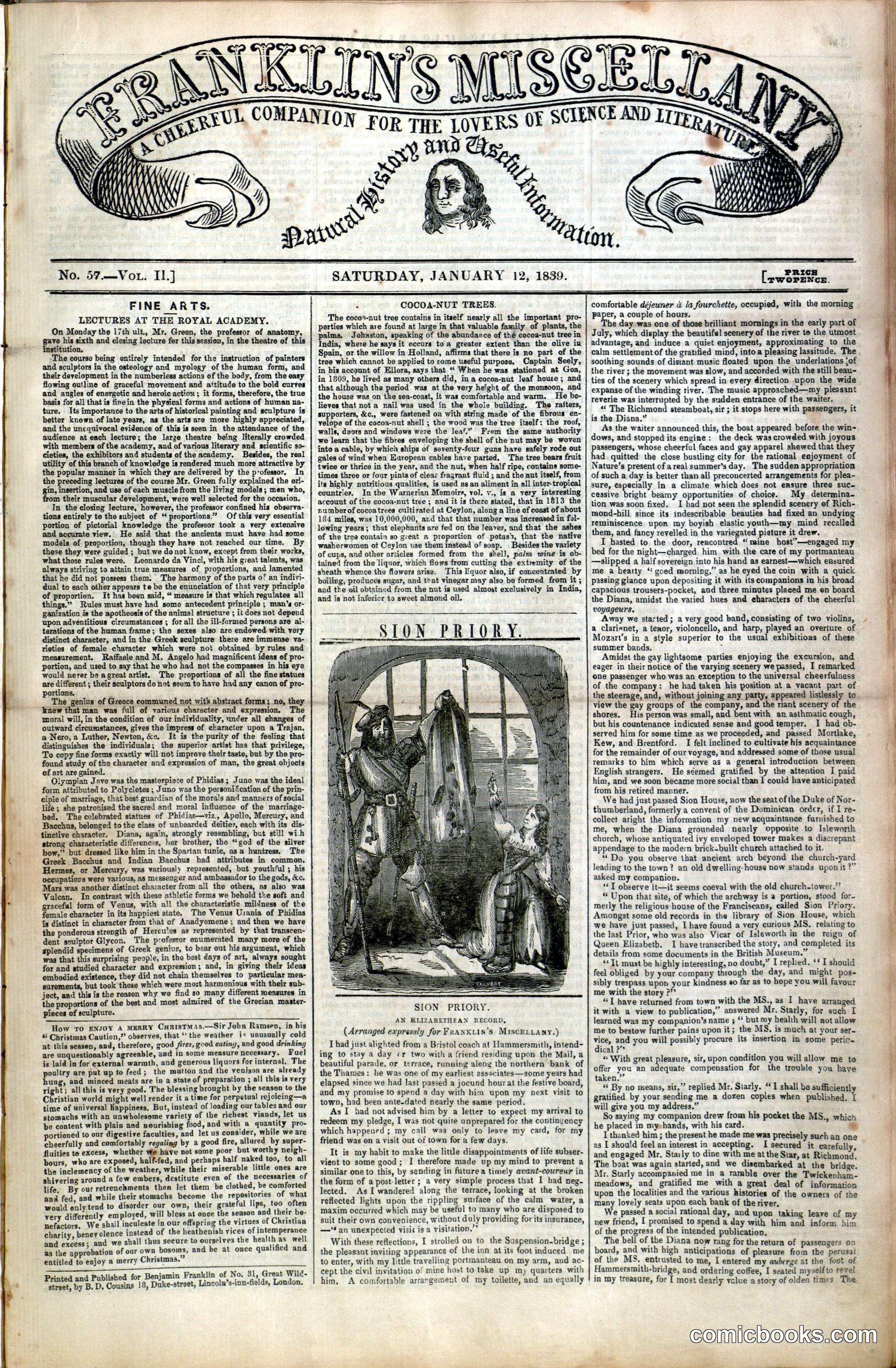 Franklin's Miscellany, Vol. II, No. 57