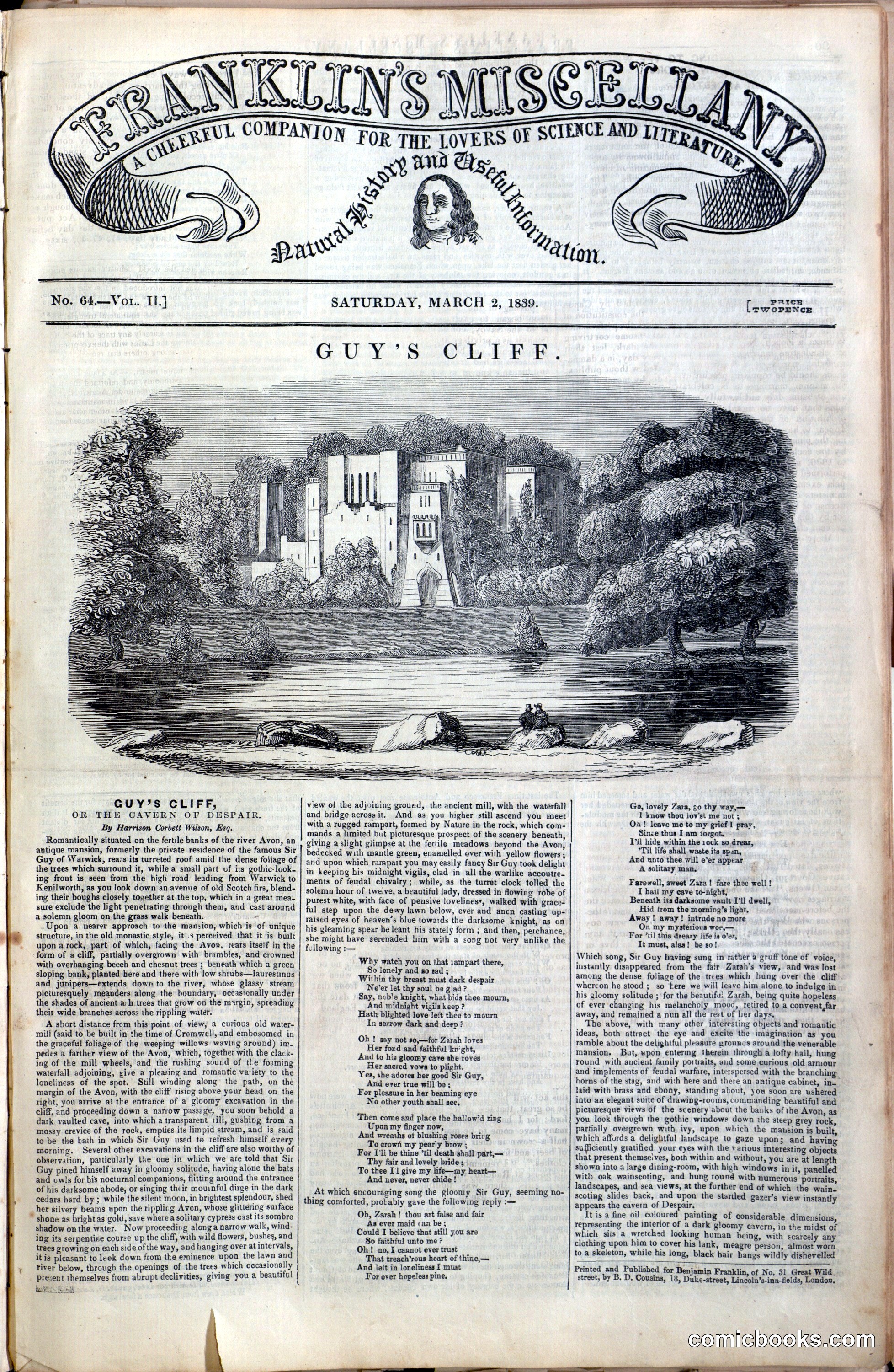 Franklin's Miscellany: Guy's Cliff