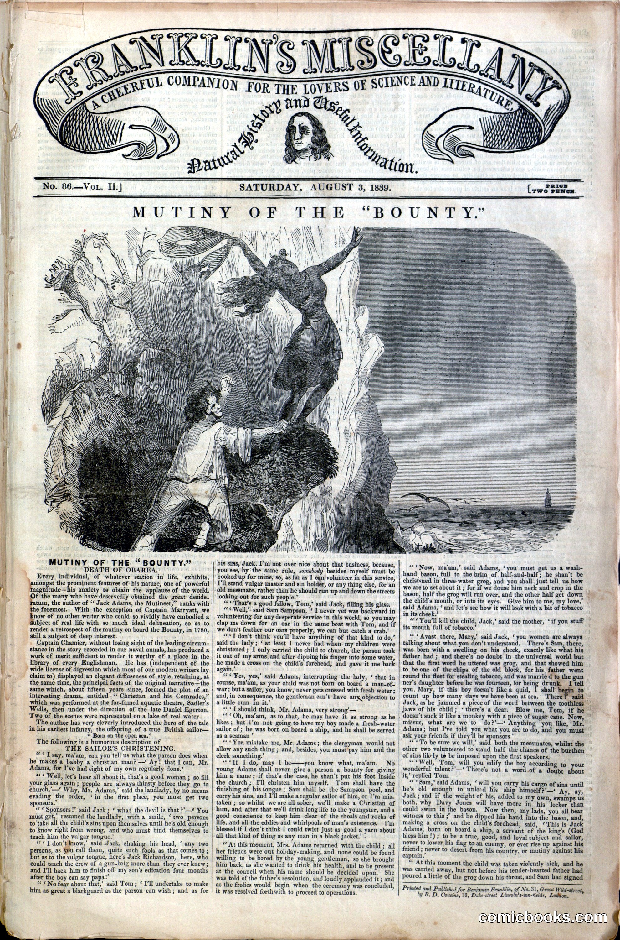 Franklin's Miscellany: Mutiny of the 'Bounty'