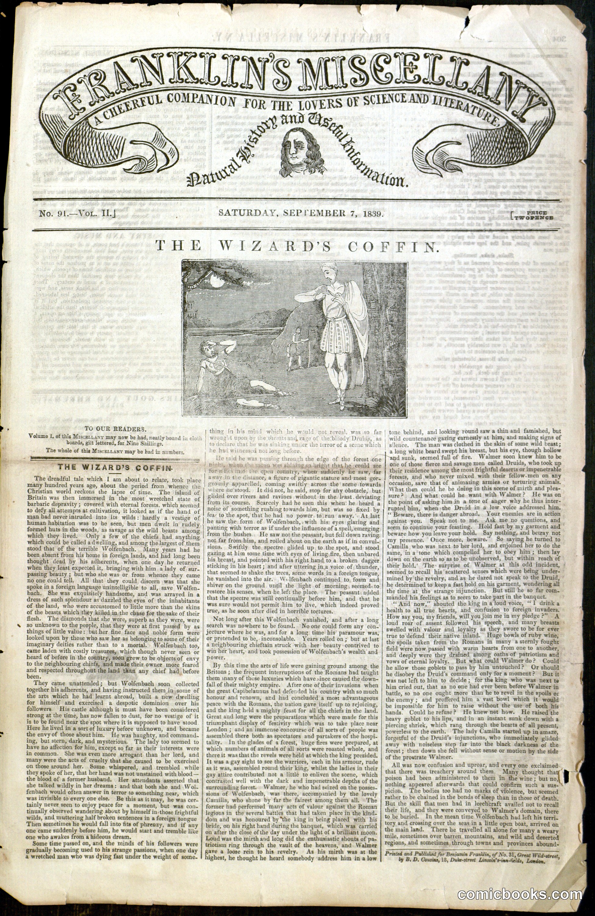 Franklin's Miscellany: The Wizard's Coffin