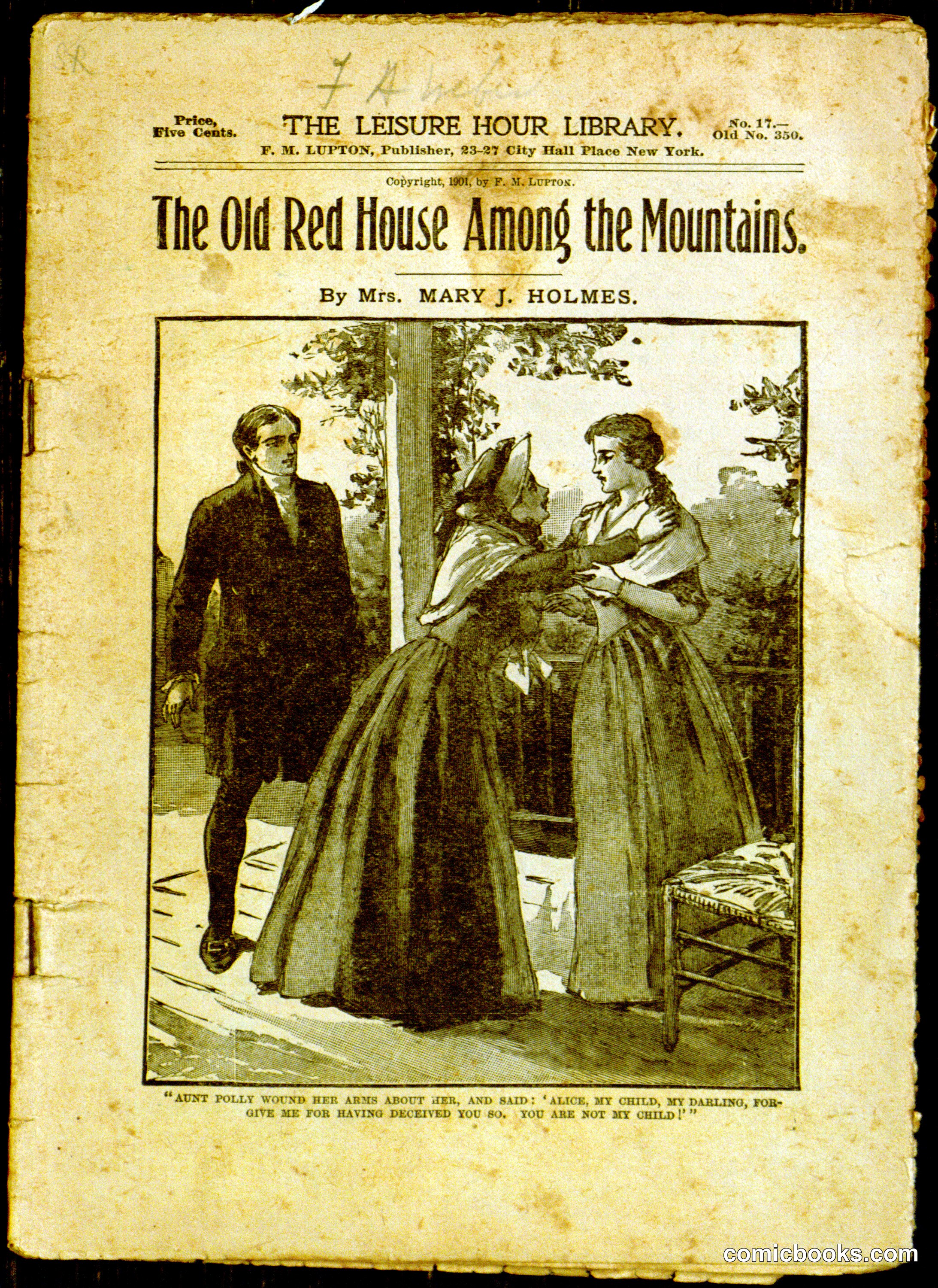 The Old Red House Among the Mountains