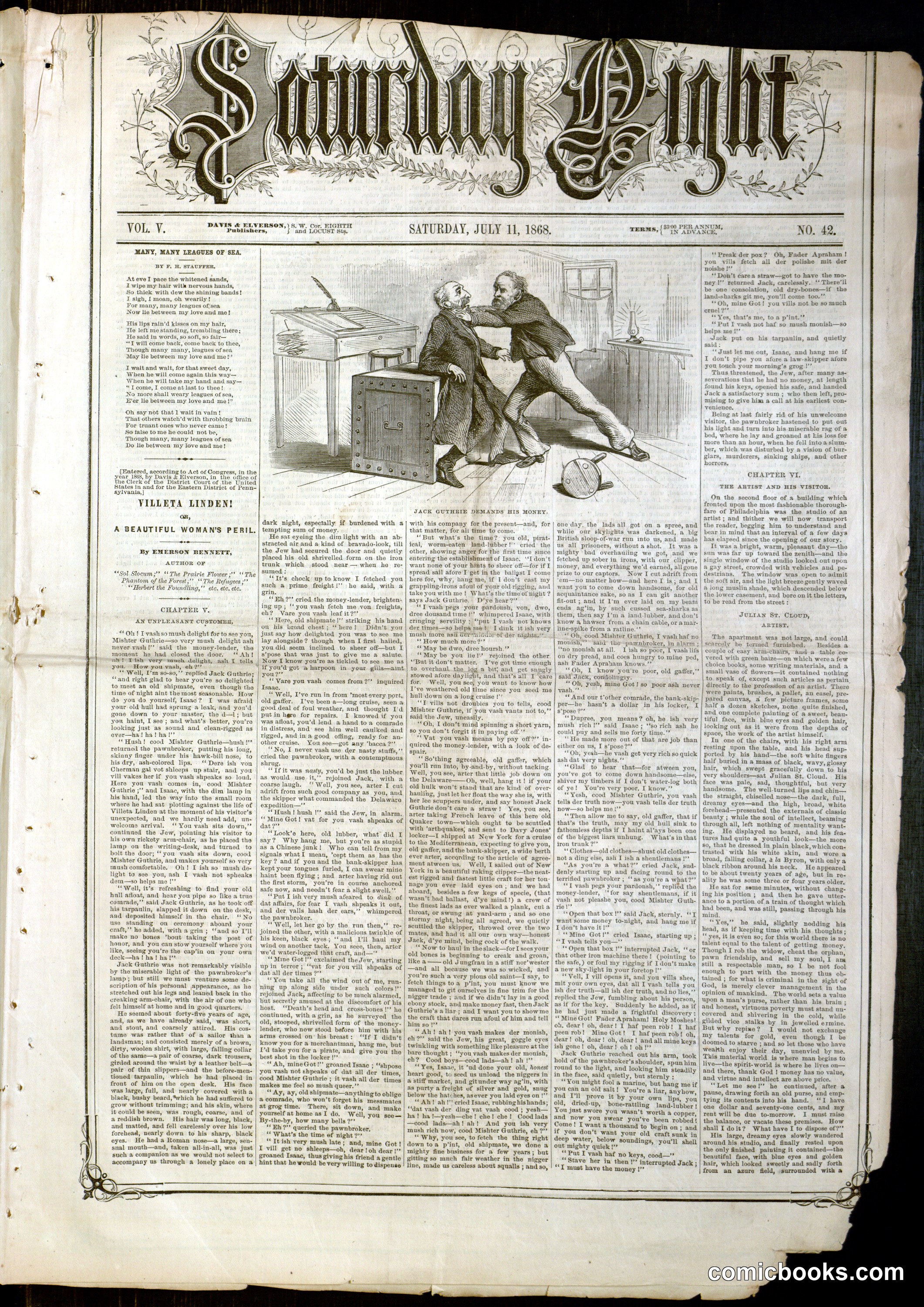Saturday Night, Vol. V, No. 42