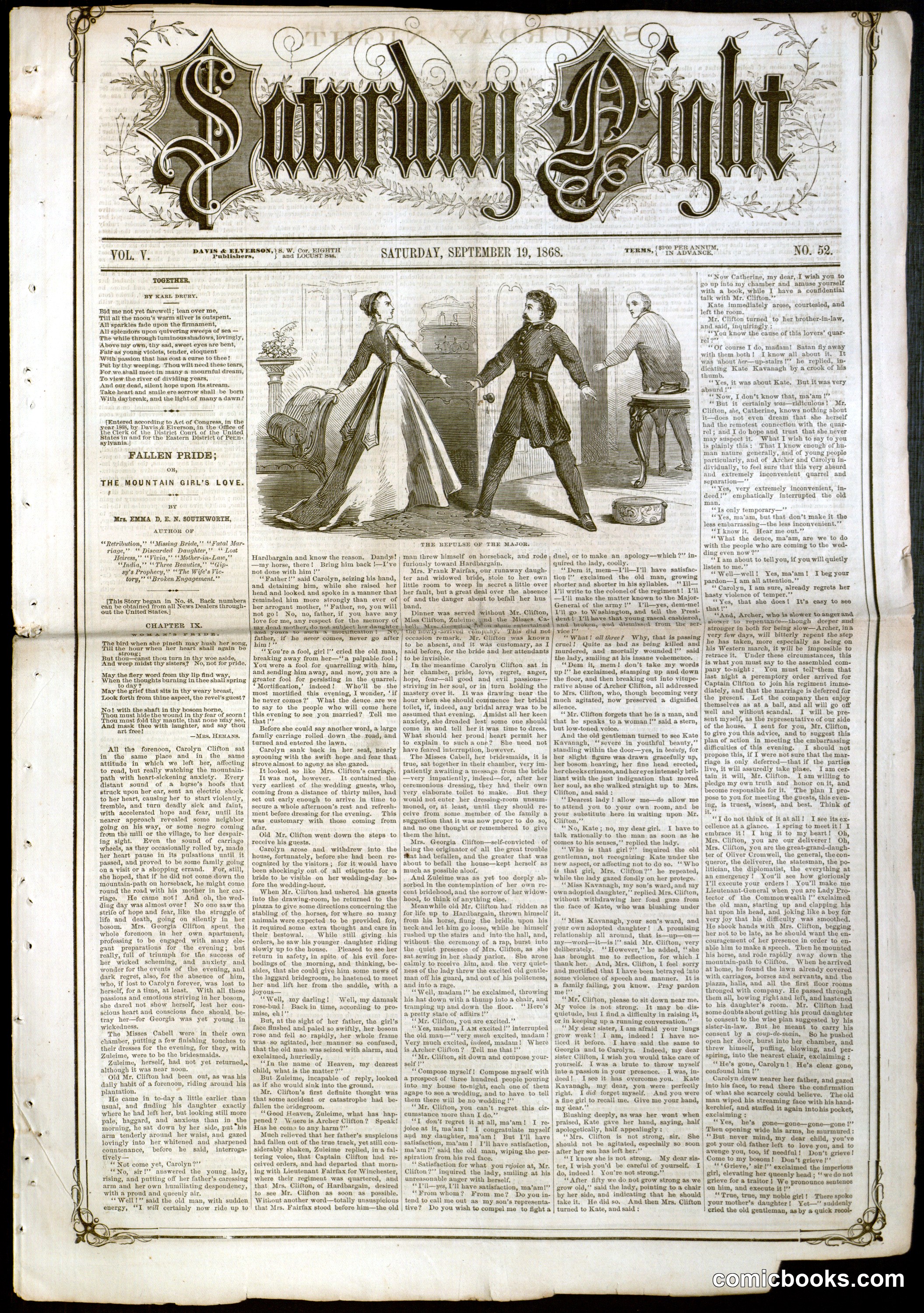 Saturday Night, Vol. V, No. 52