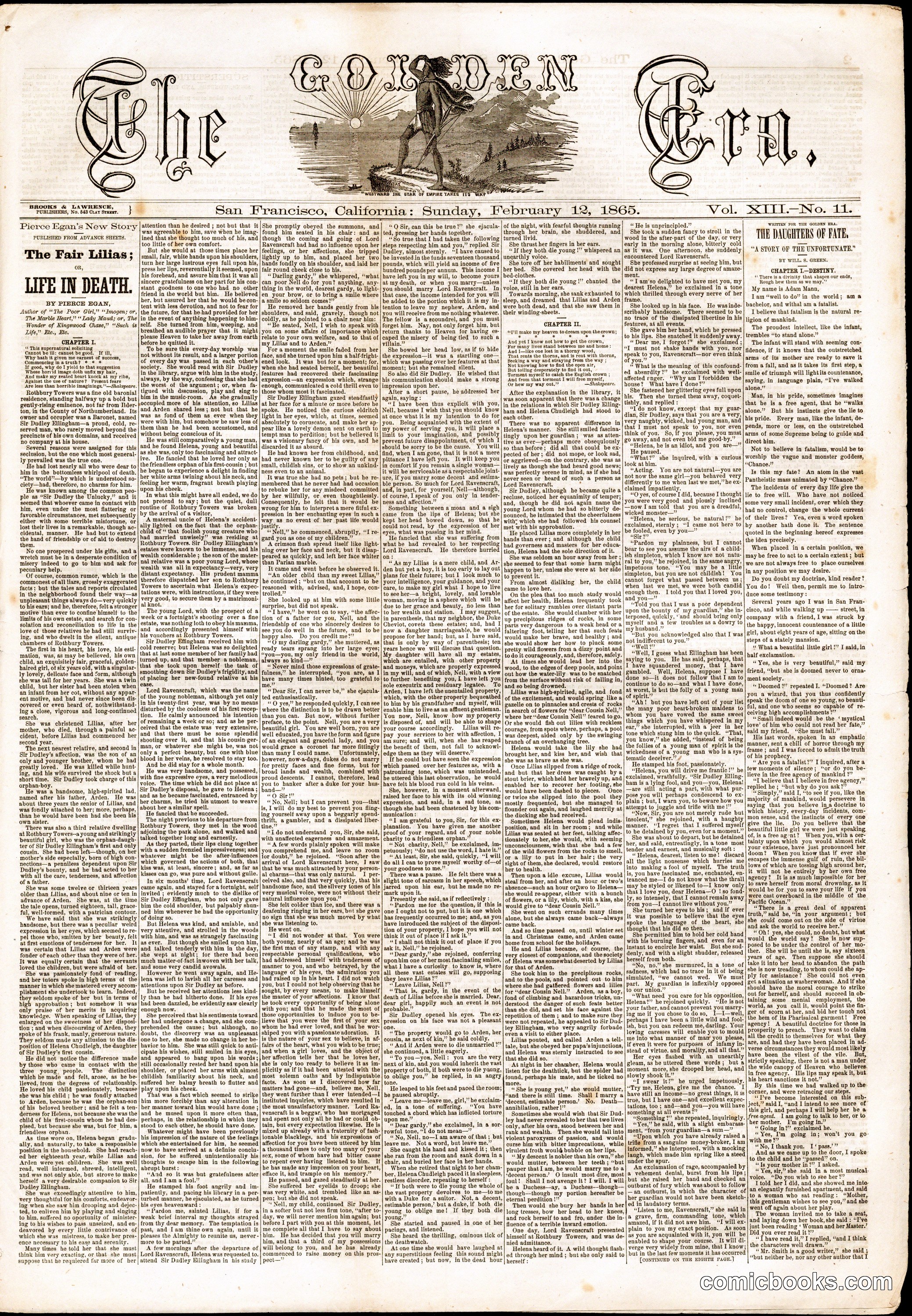 The Golden Era, Vol. XIII, No. 11