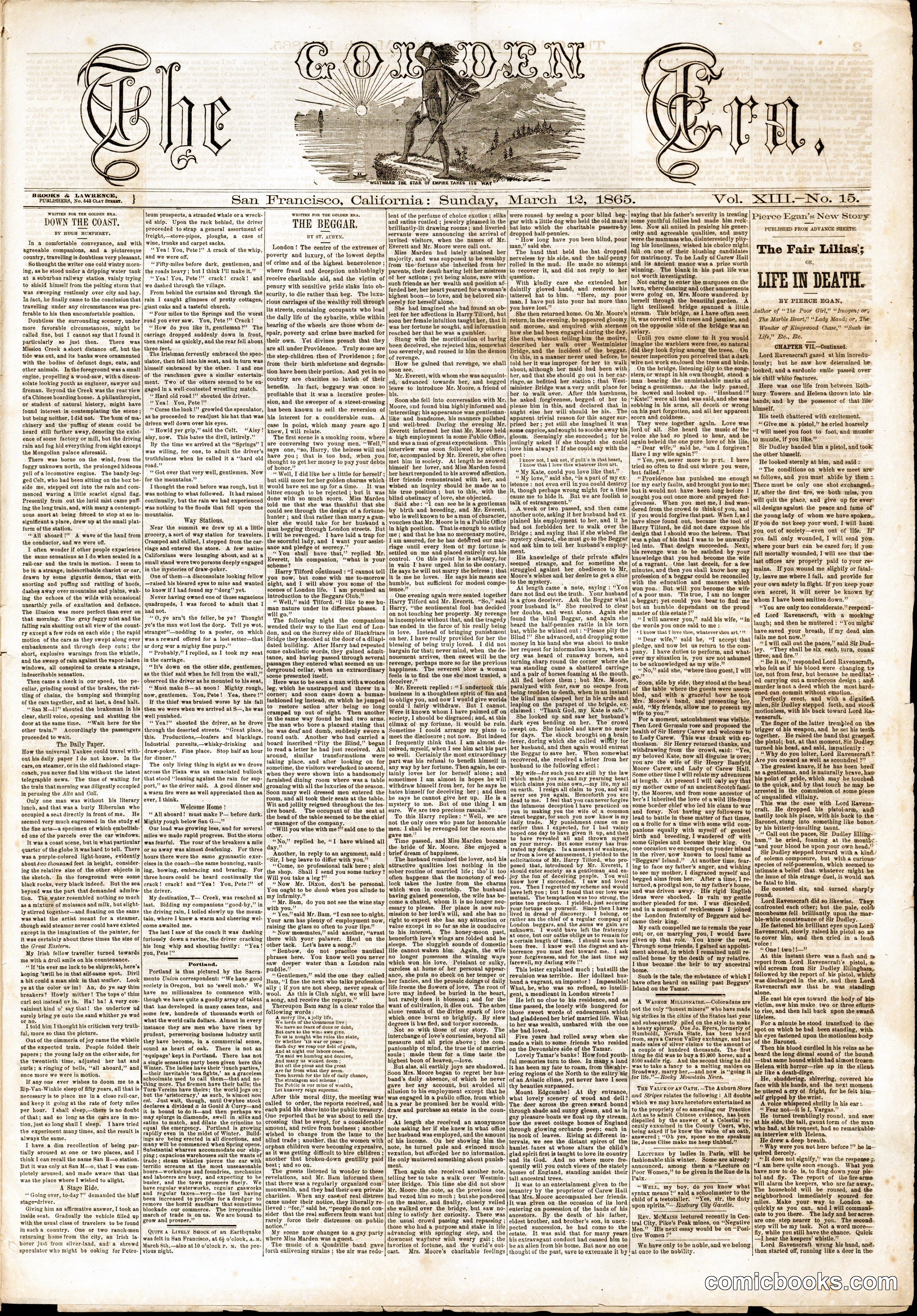 The Golden Era, Vol. XIII, No. 15