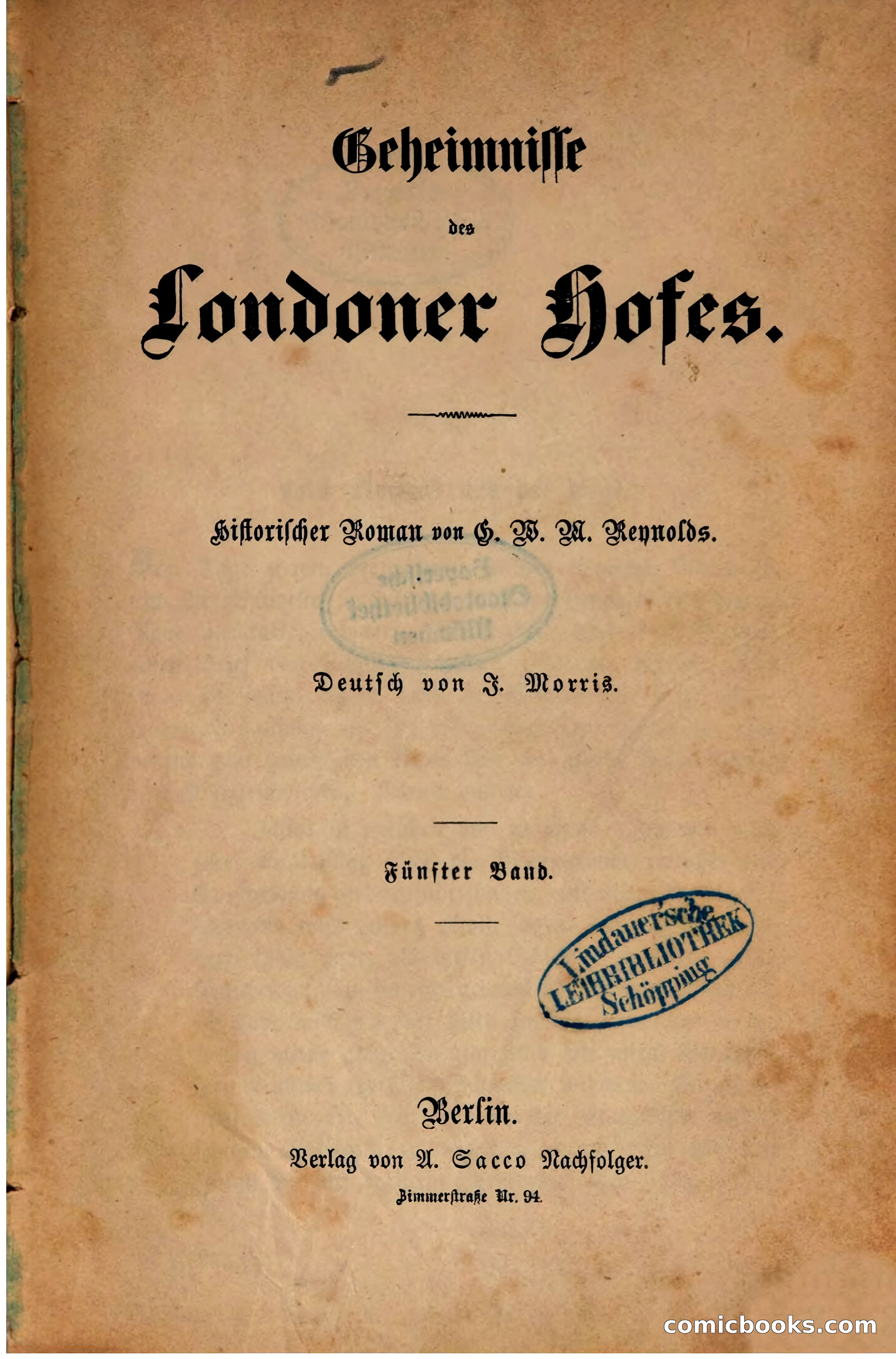 Geheimnisse des Londoner Hofes — page 5 of 396