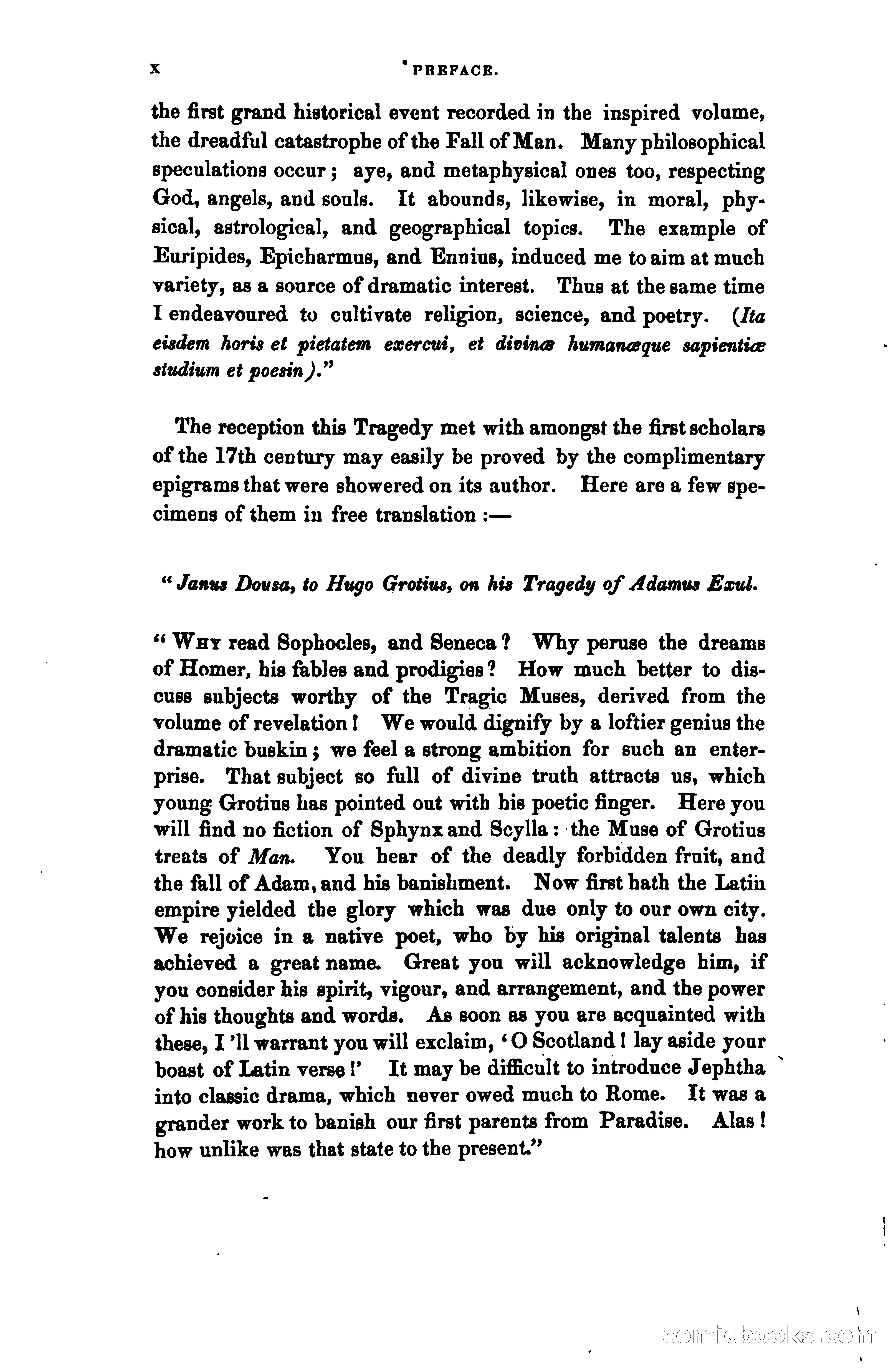 The Adamus exul of Grotius; or The Prototype of Paradise Lost — page 15 of 77