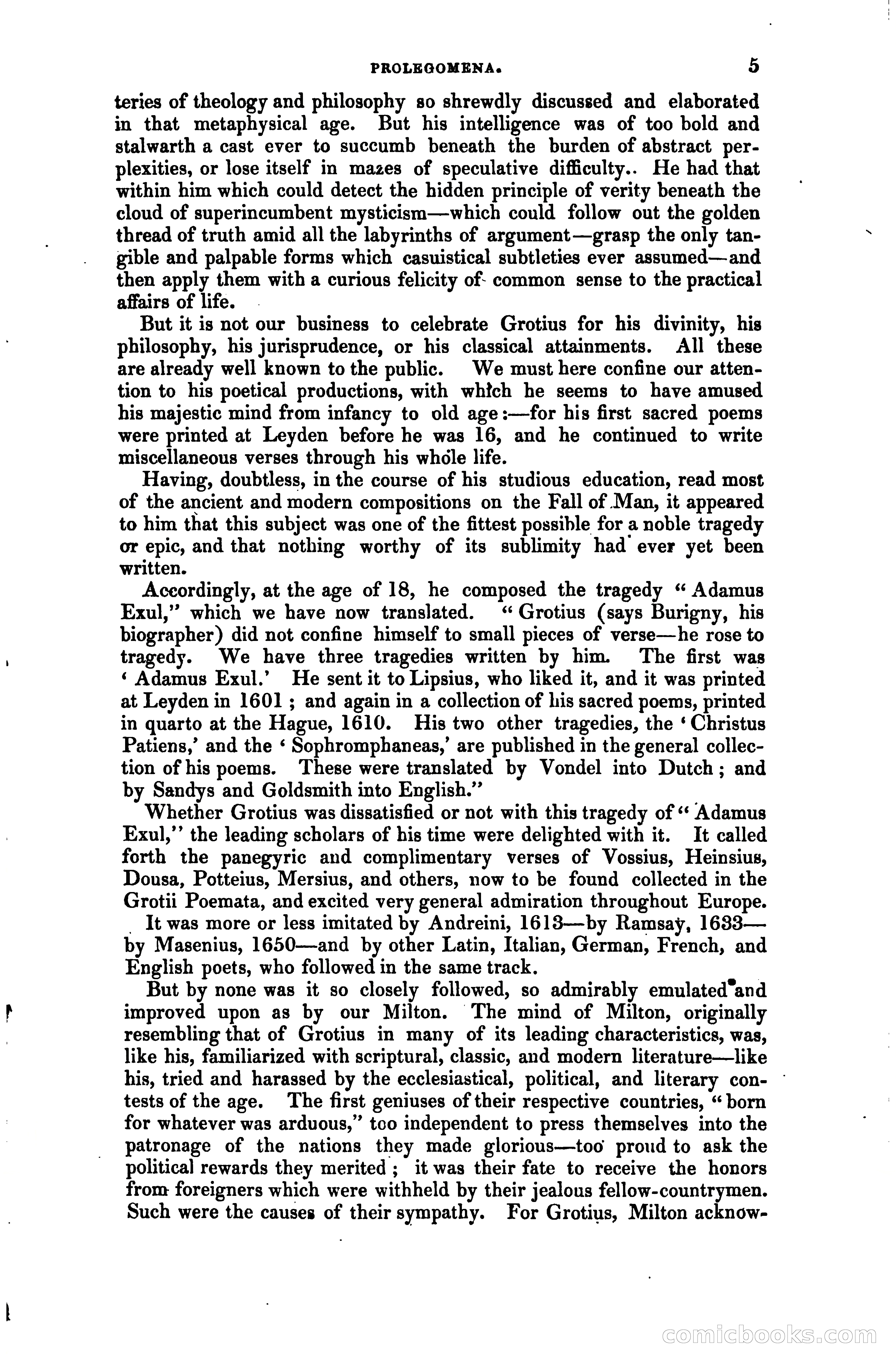 The Adamus exul of Grotius; or The Prototype of Paradise Lost — page 22 of 77