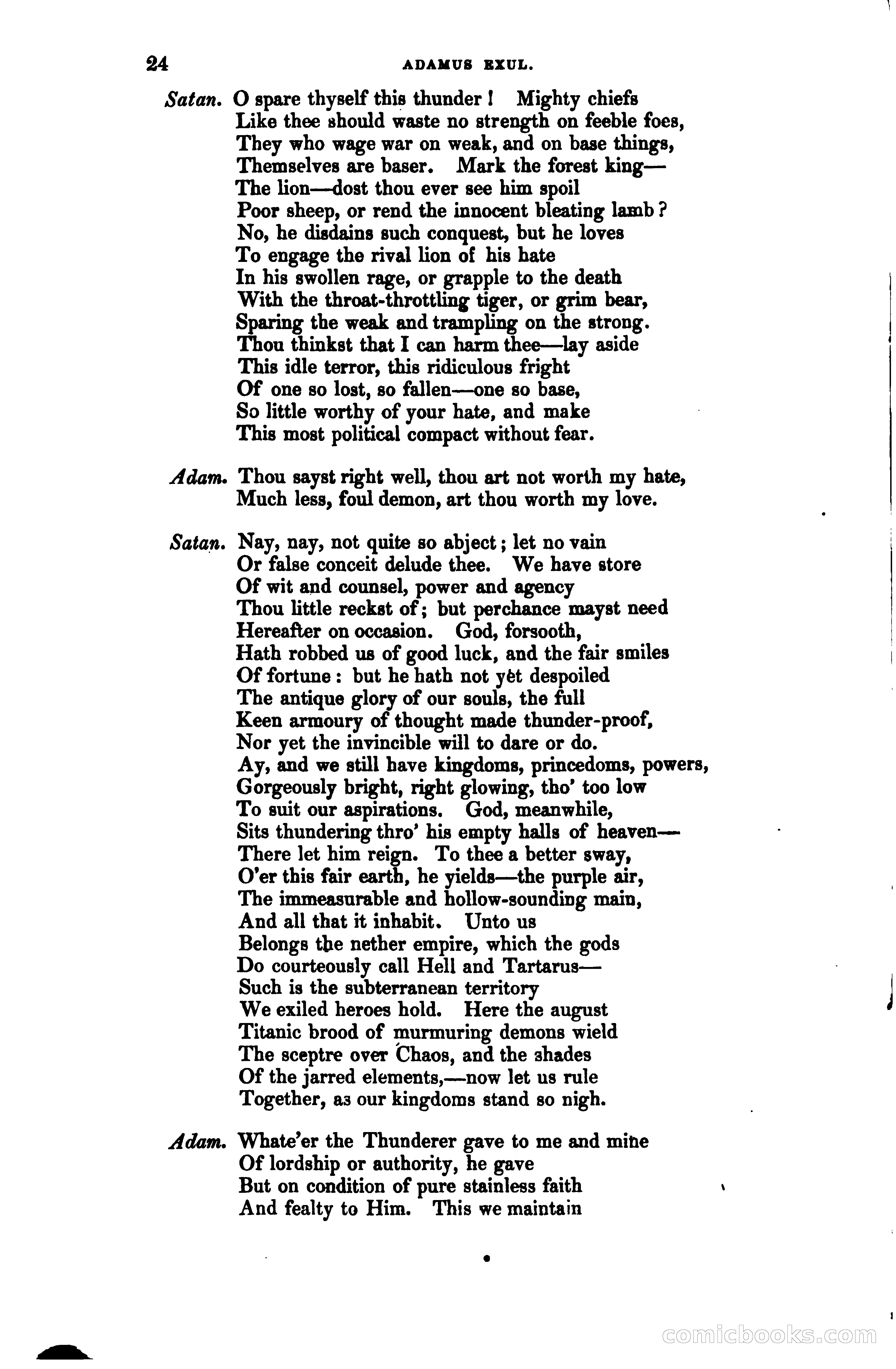 The Adamus exul of Grotius; or The Prototype of Paradise Lost — page 41 of 77