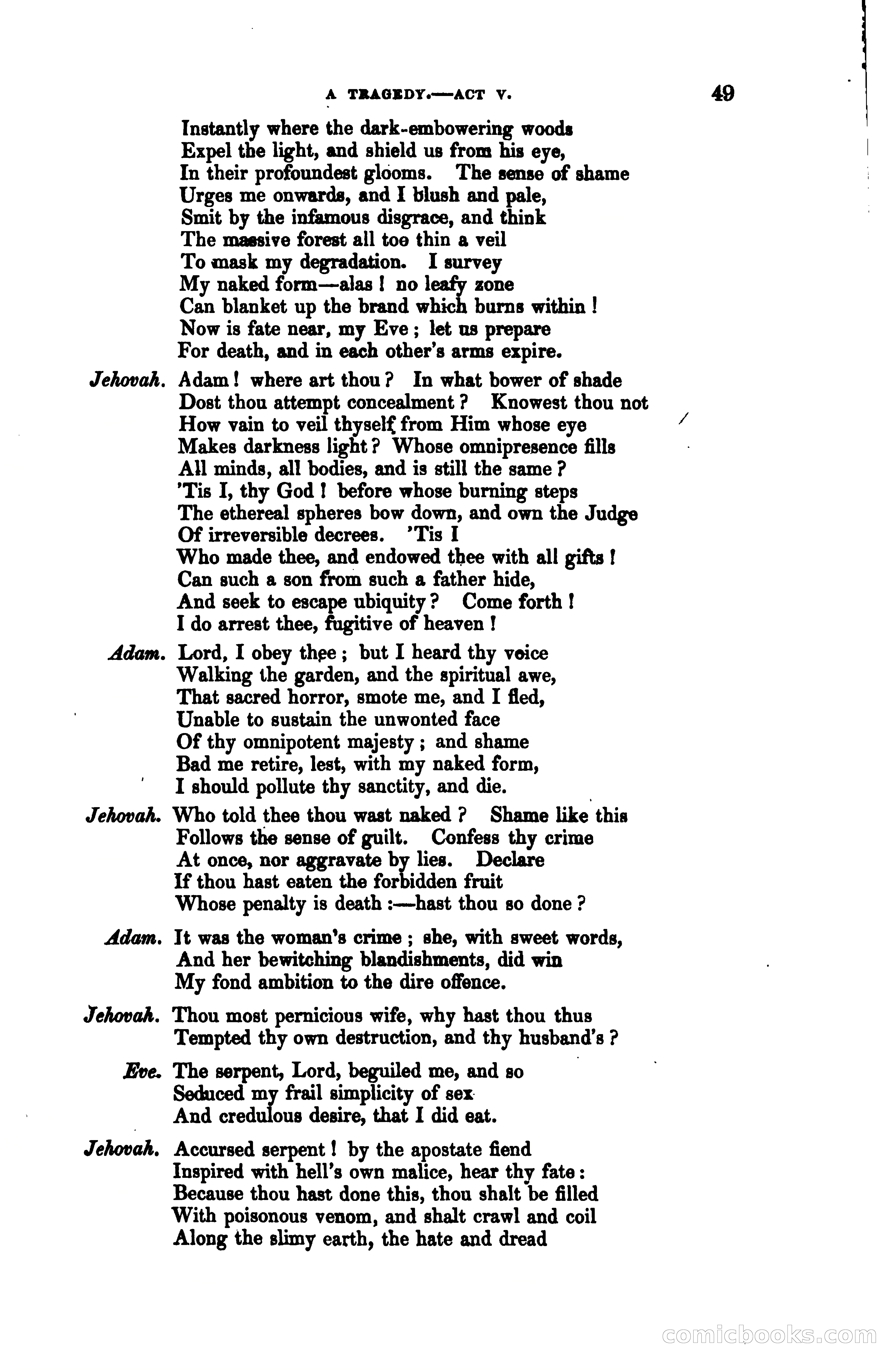 The Adamus exul of Grotius; or The Prototype of Paradise Lost — page 66 of 77
