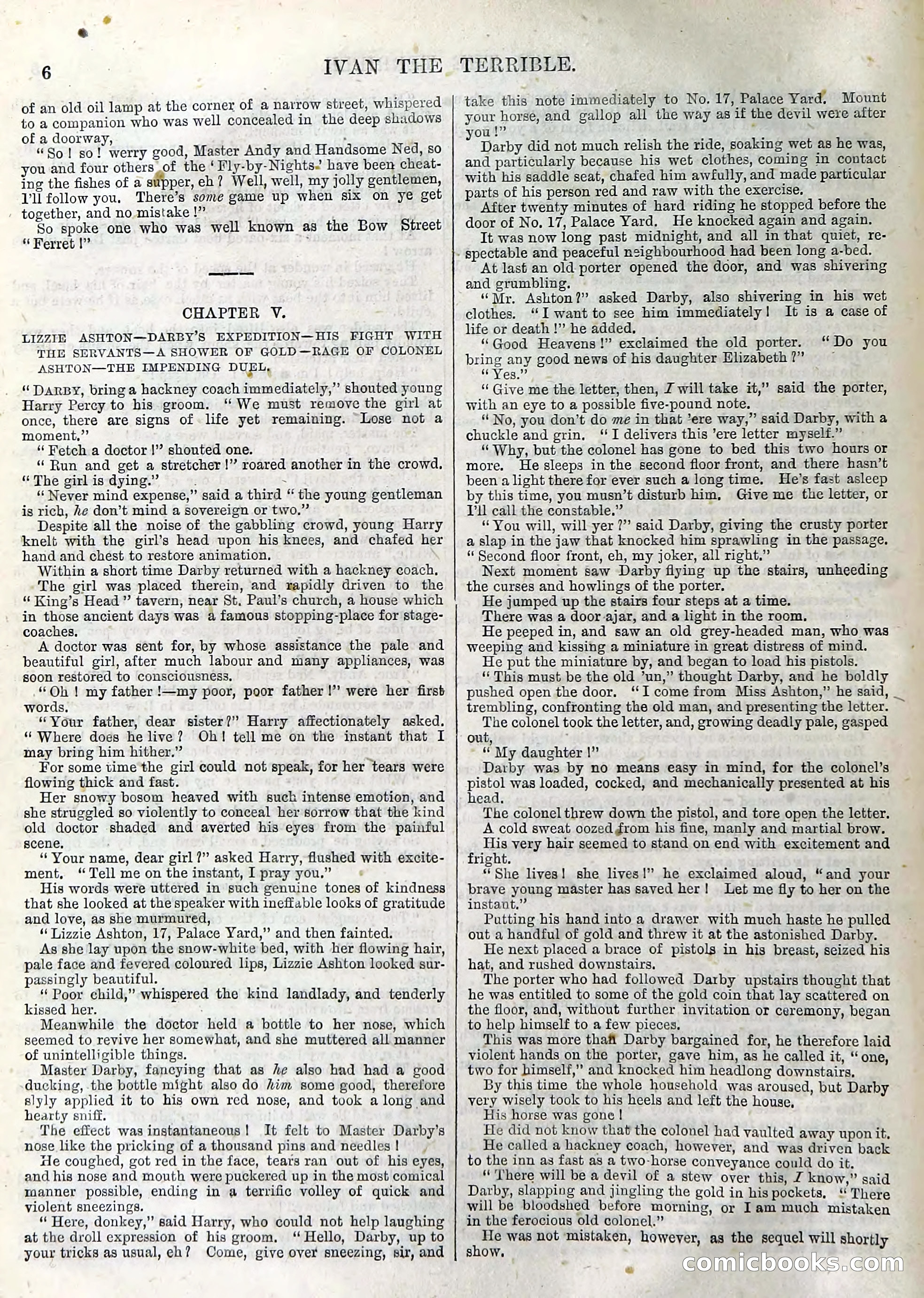 Ivan the Terrible; or, Dark Deeds of Night — page 10: Penny Dreadfuls, 1866
