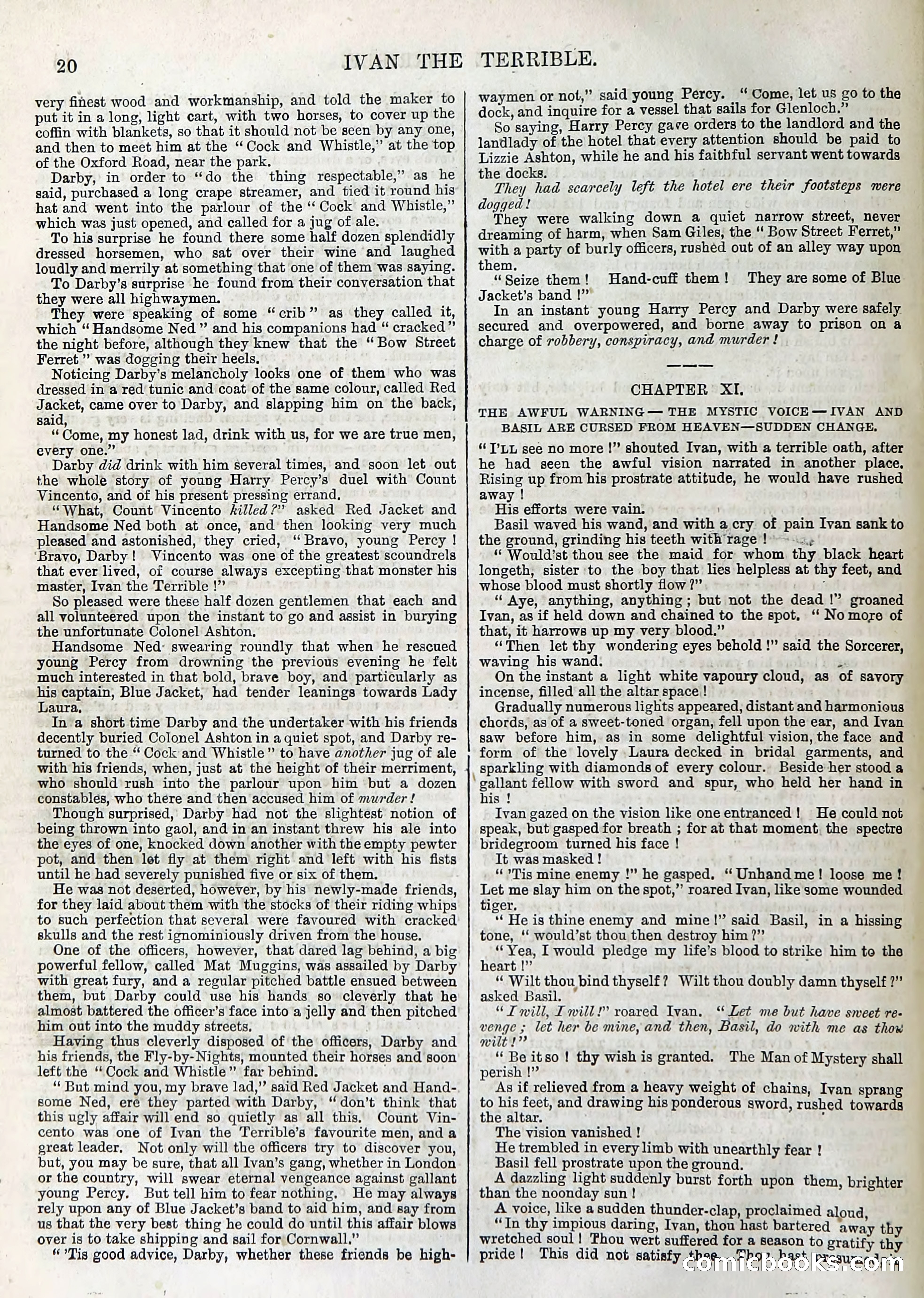 Ivan the Terrible; or, Dark Deeds of Night — page 24: Penny Dreadfuls, 1866