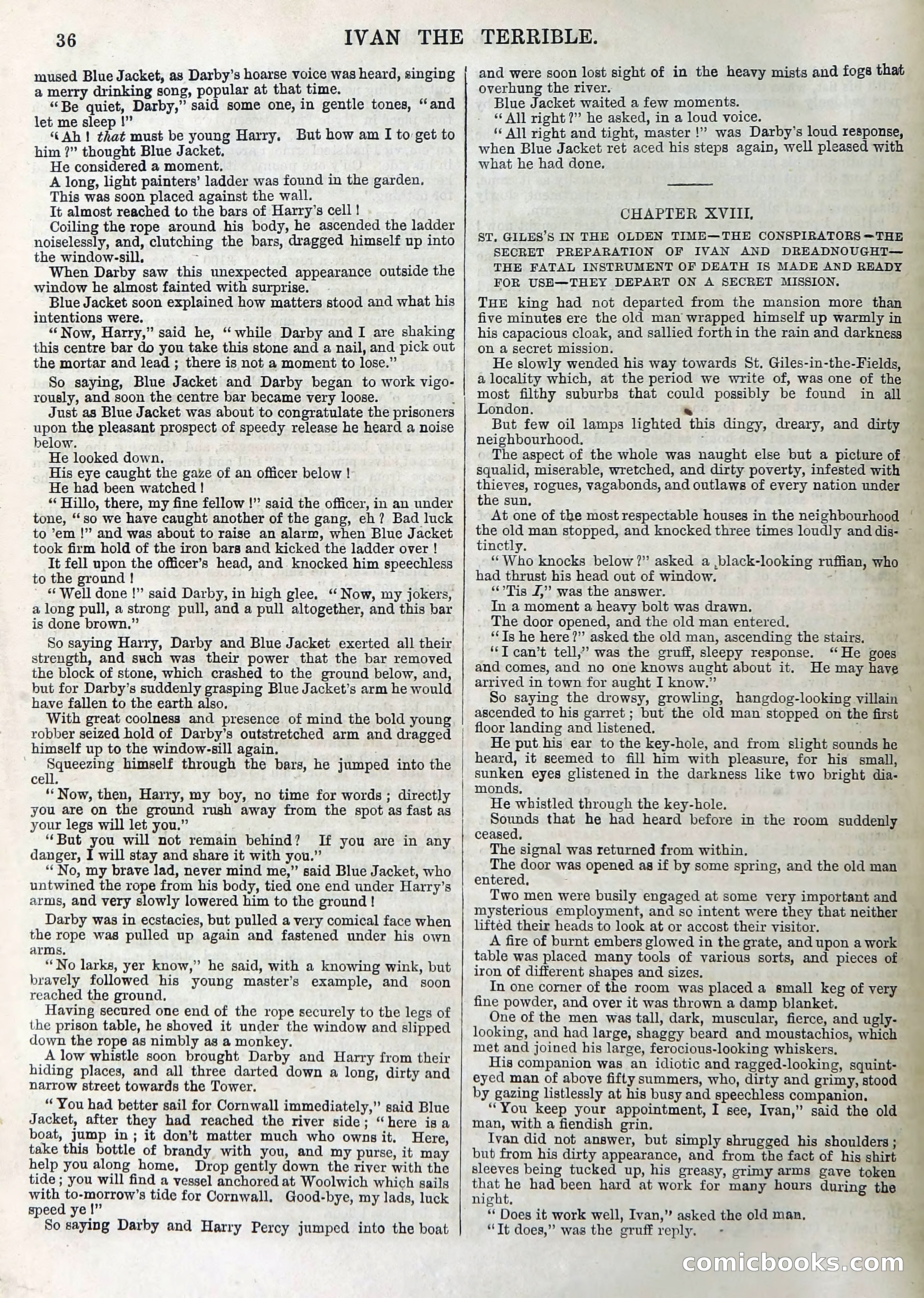 Ivan the Terrible; or, Dark Deeds of Night — page 40: Penny Dreadfuls, 1866